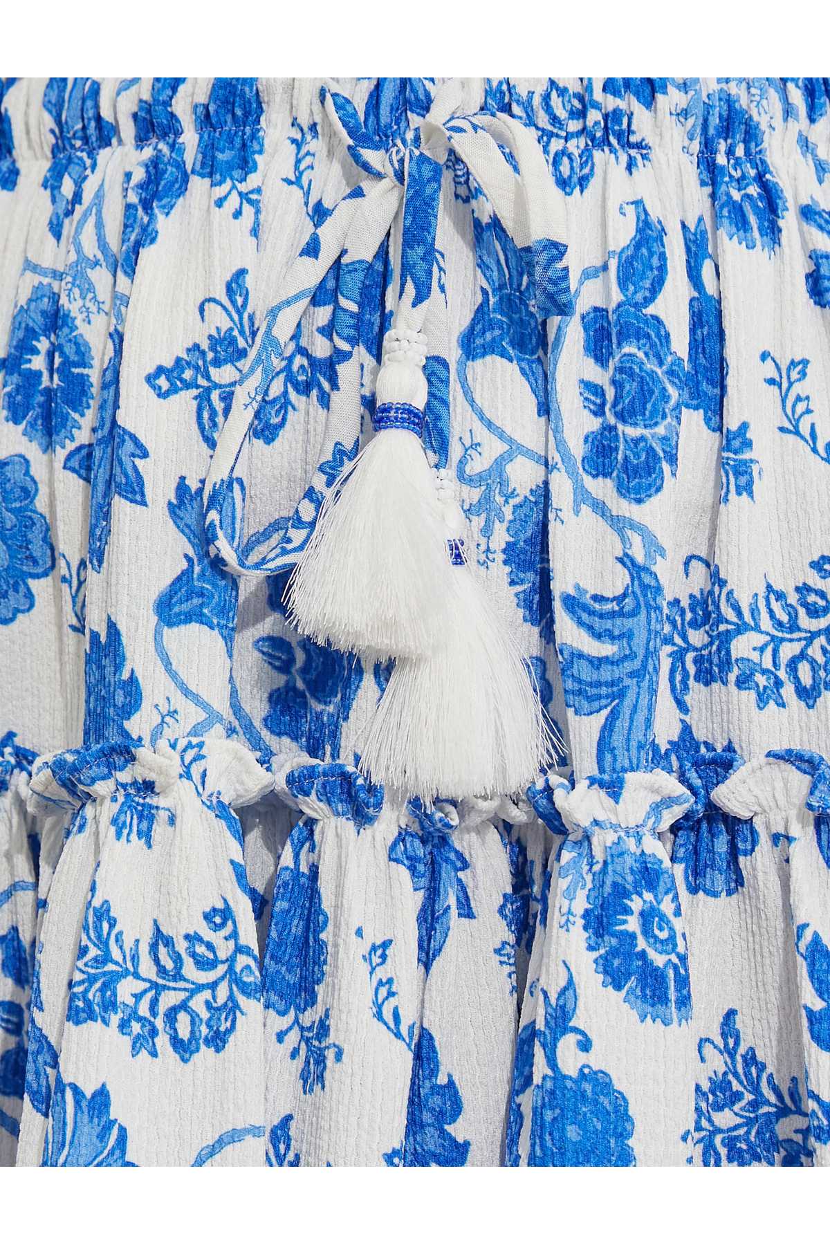 دامن زنانه با طرح آبی