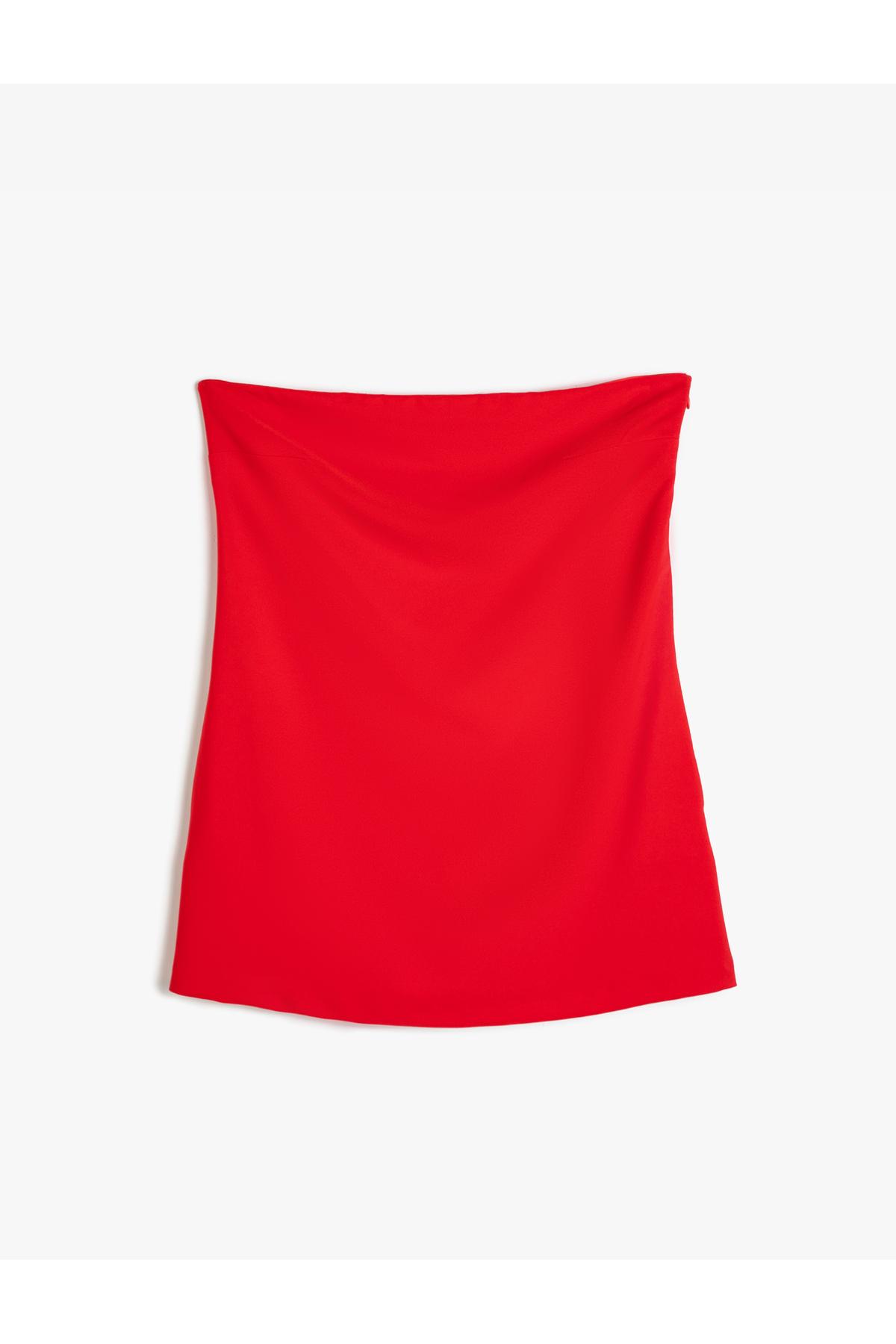 لباس کوتاه بدون بند با آستر