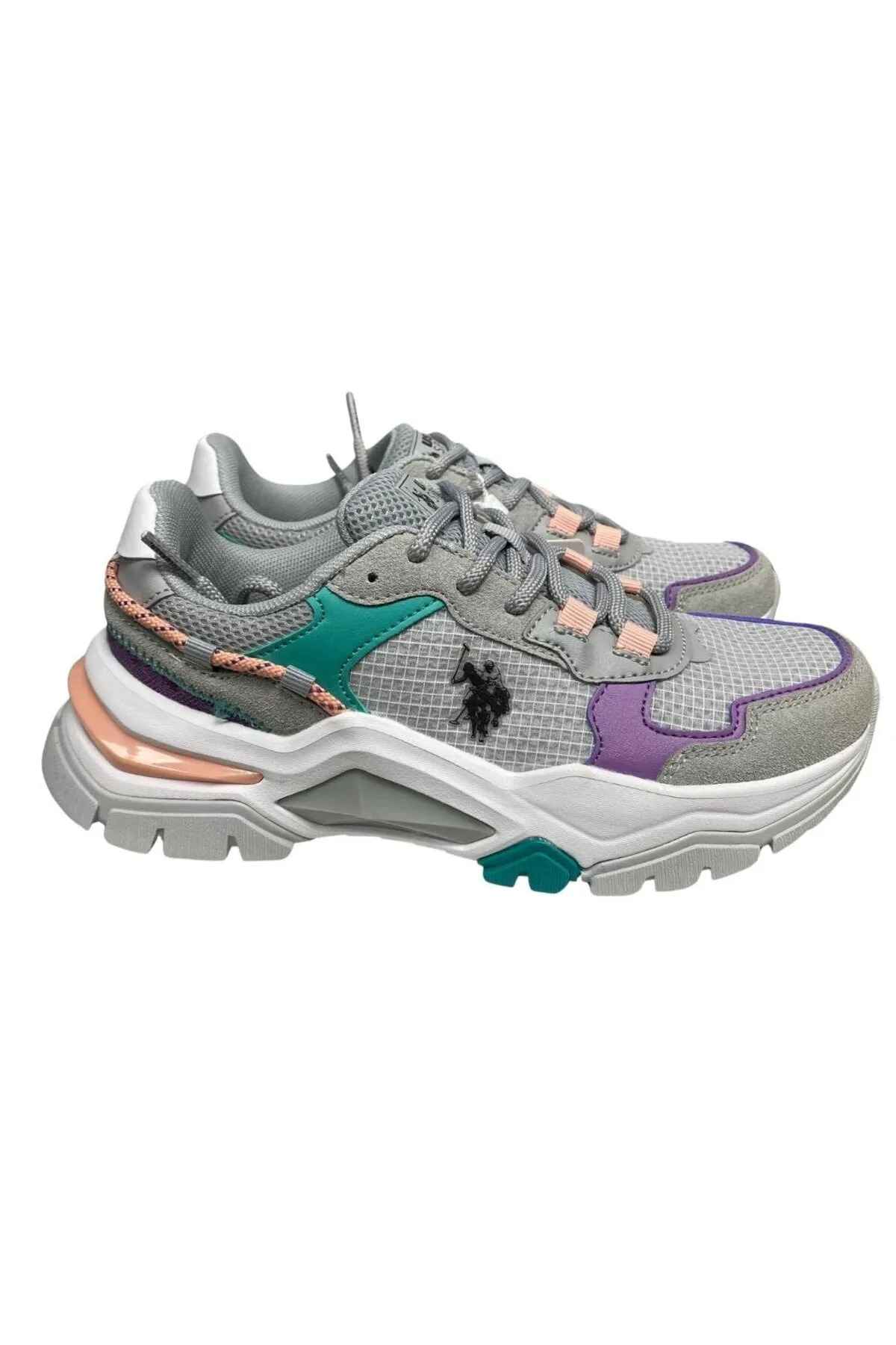 پایه. پولو اسن. کفش کتانی مردانه خاکستری