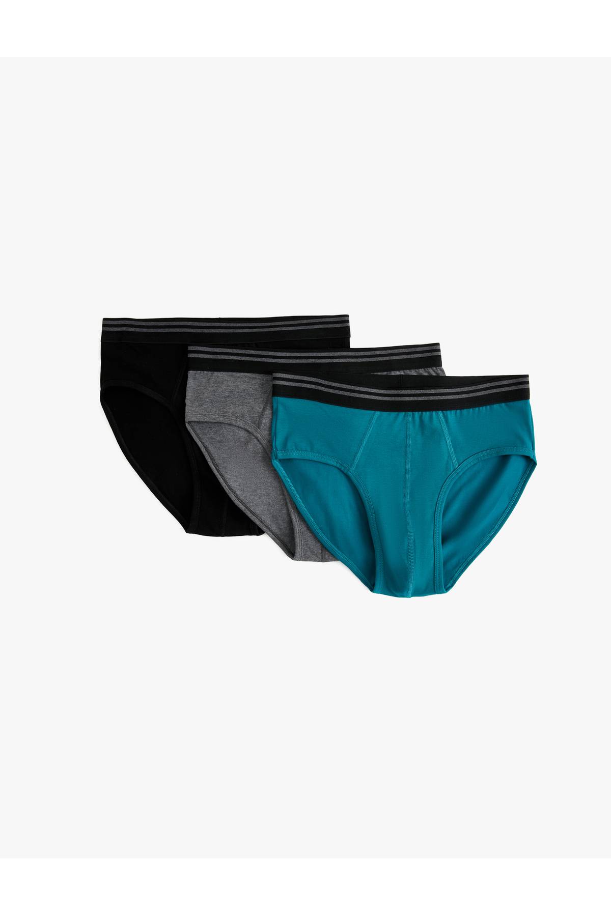 ست باکسر 3 تکه نخی چند رنگ