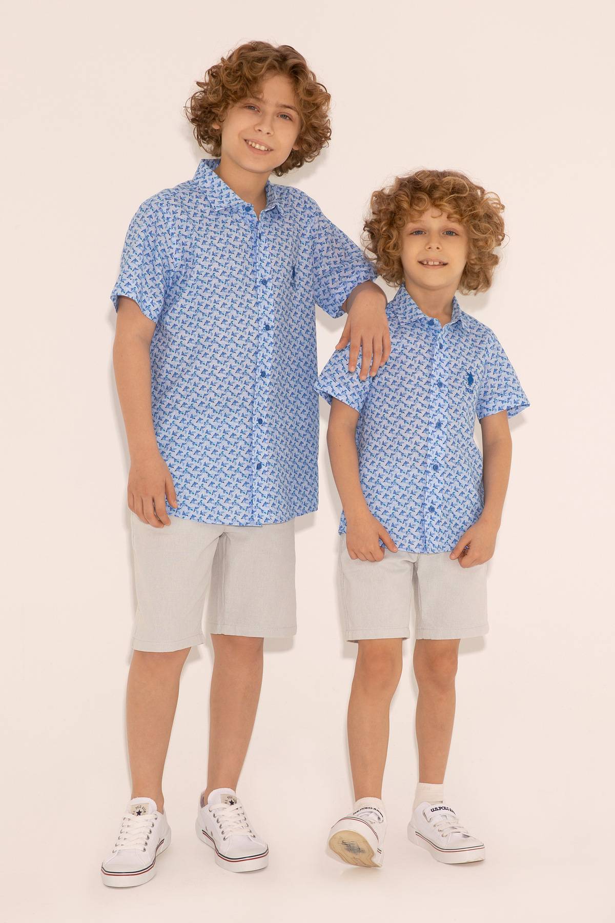 پیراهن آستین کوتاه پسرانه آبی سرمه ای 50288719-VR033