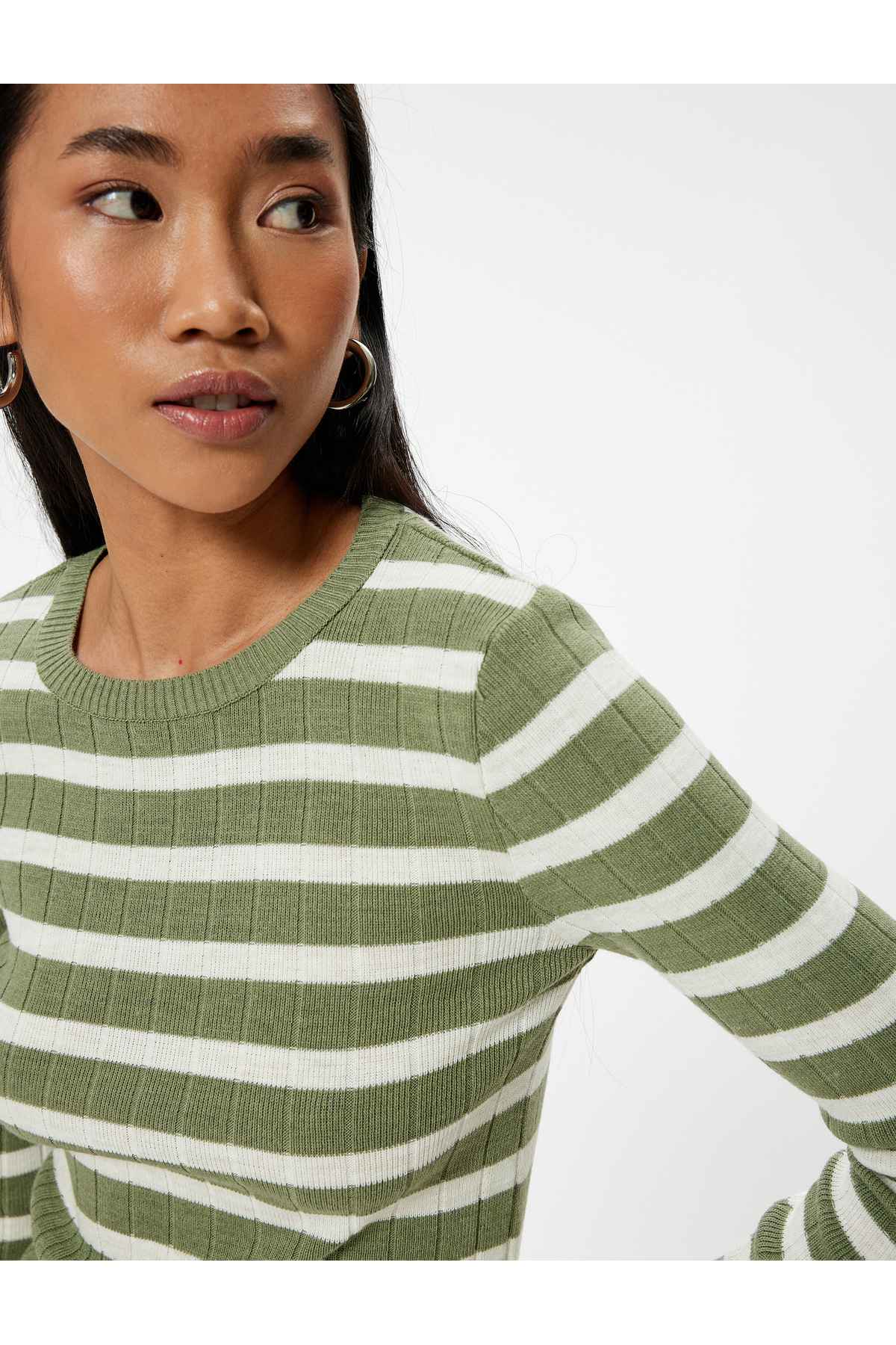 ژاکت آستین بلند یقه گرد