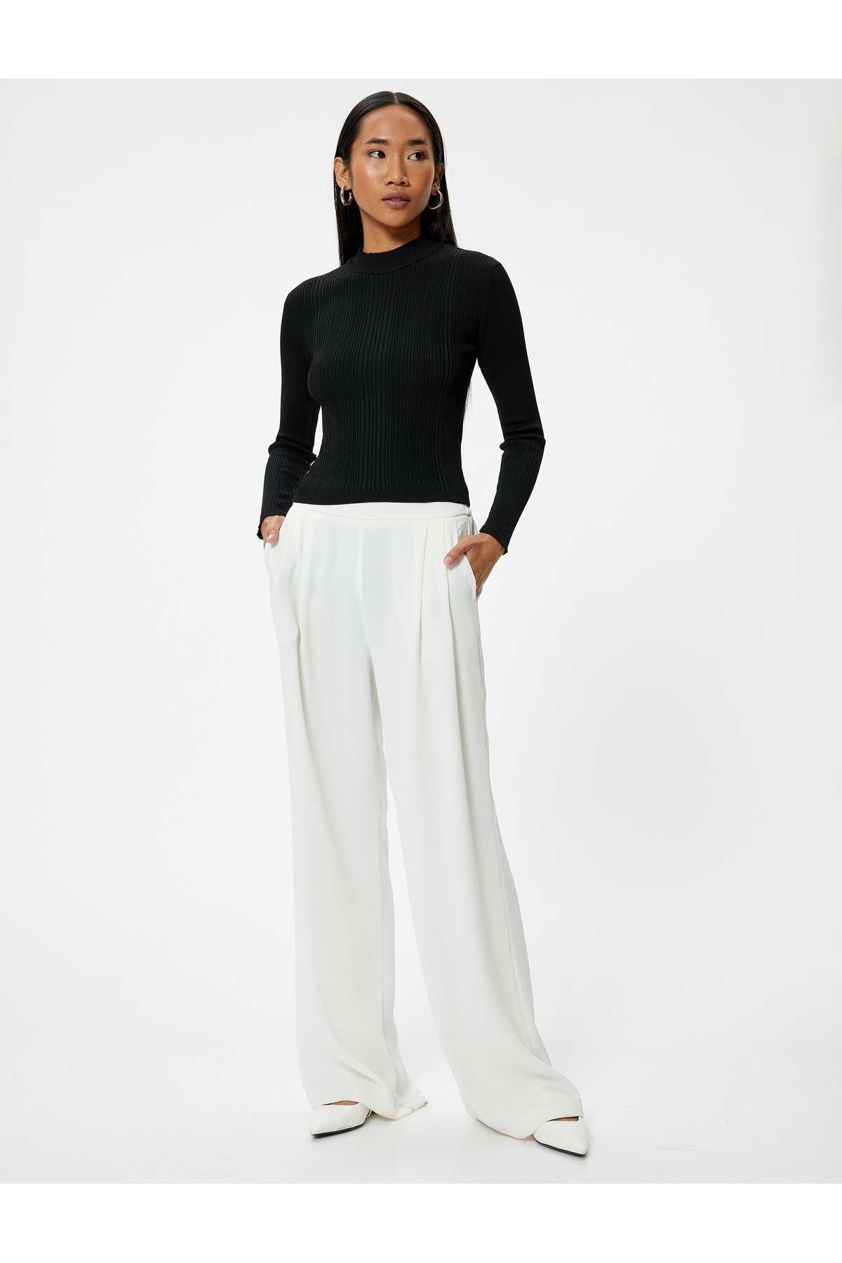 ژاکت بافتنی آستین بلند