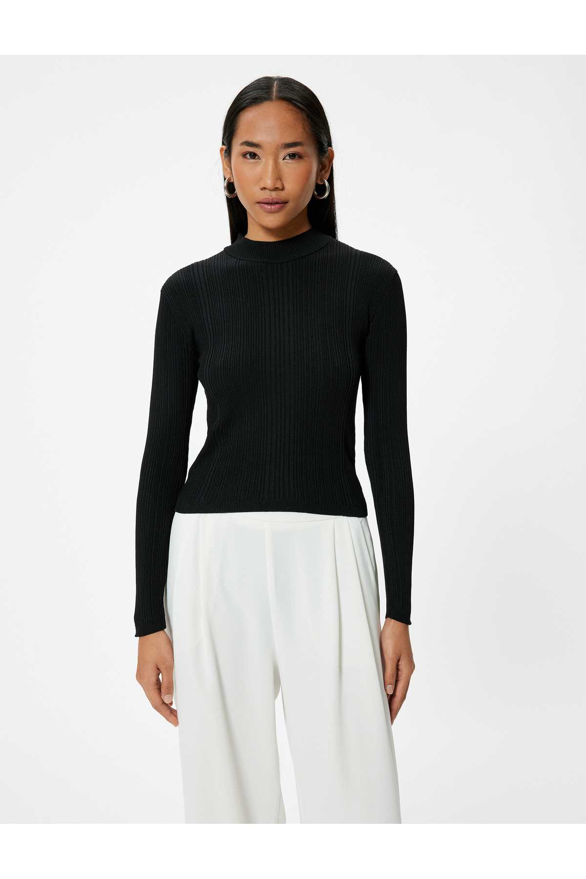 ژاکت بافتنی آستین بلند