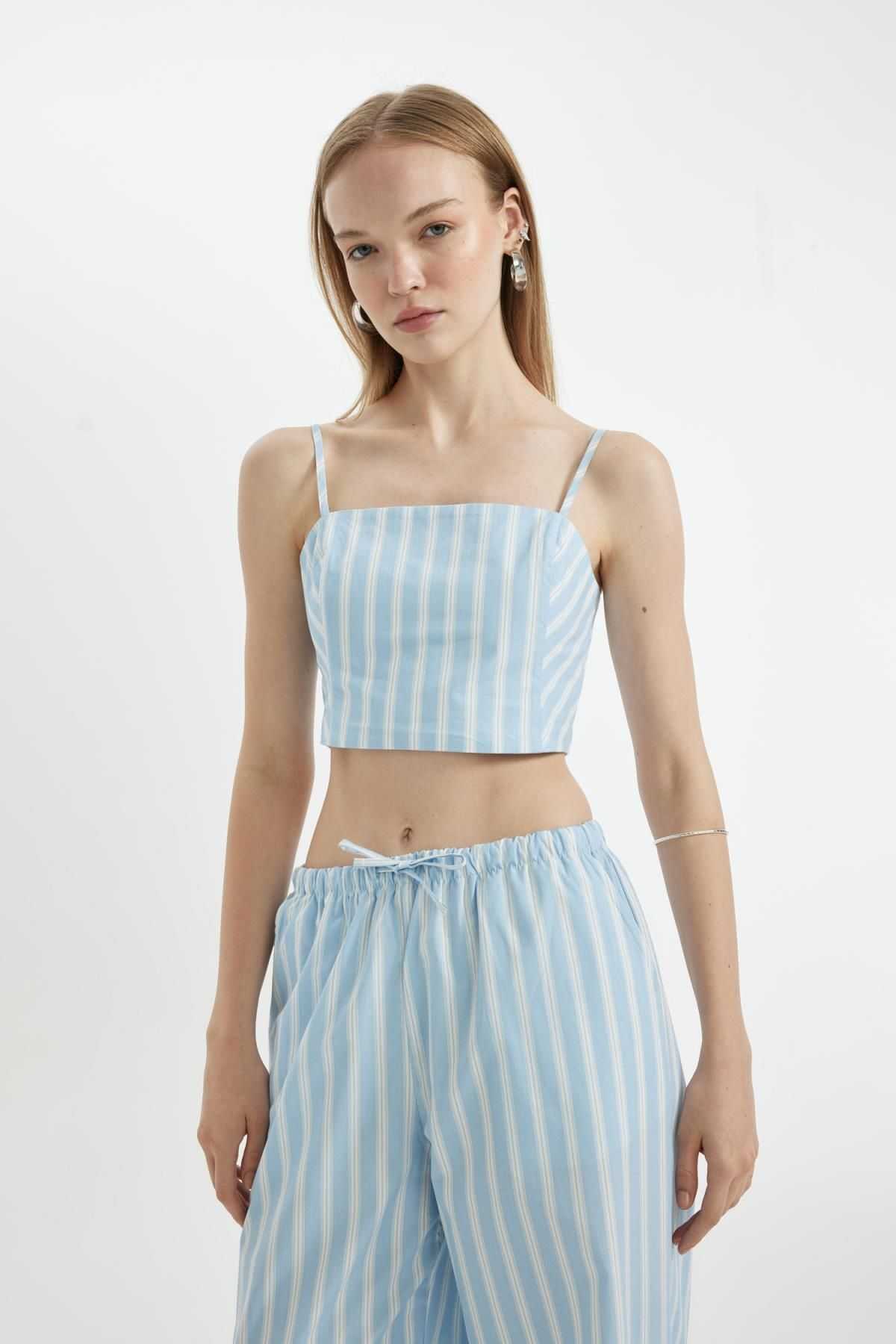 بلوز آستین دار پوپلین باحال