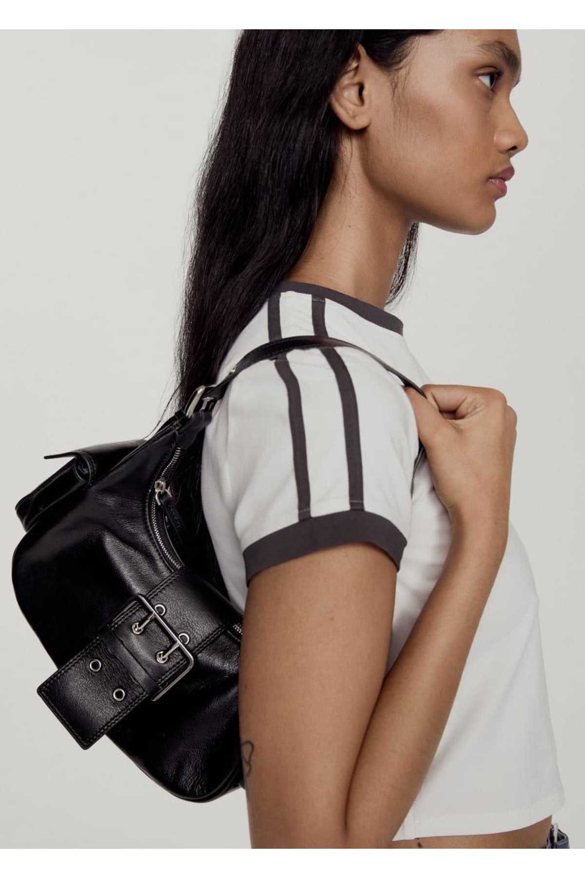 کیف چرمی با جیب باری