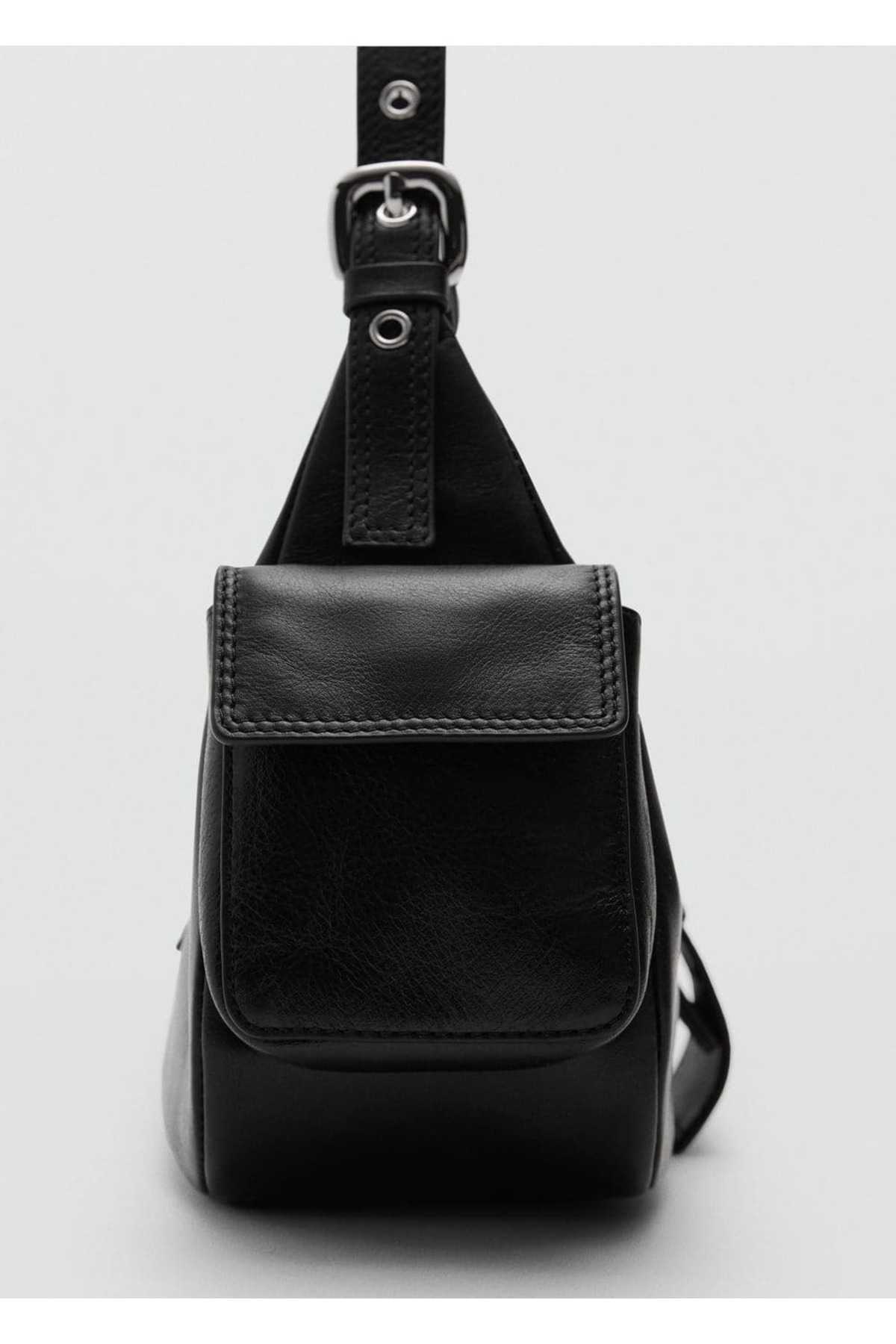 کیف چرمی با جیب باری