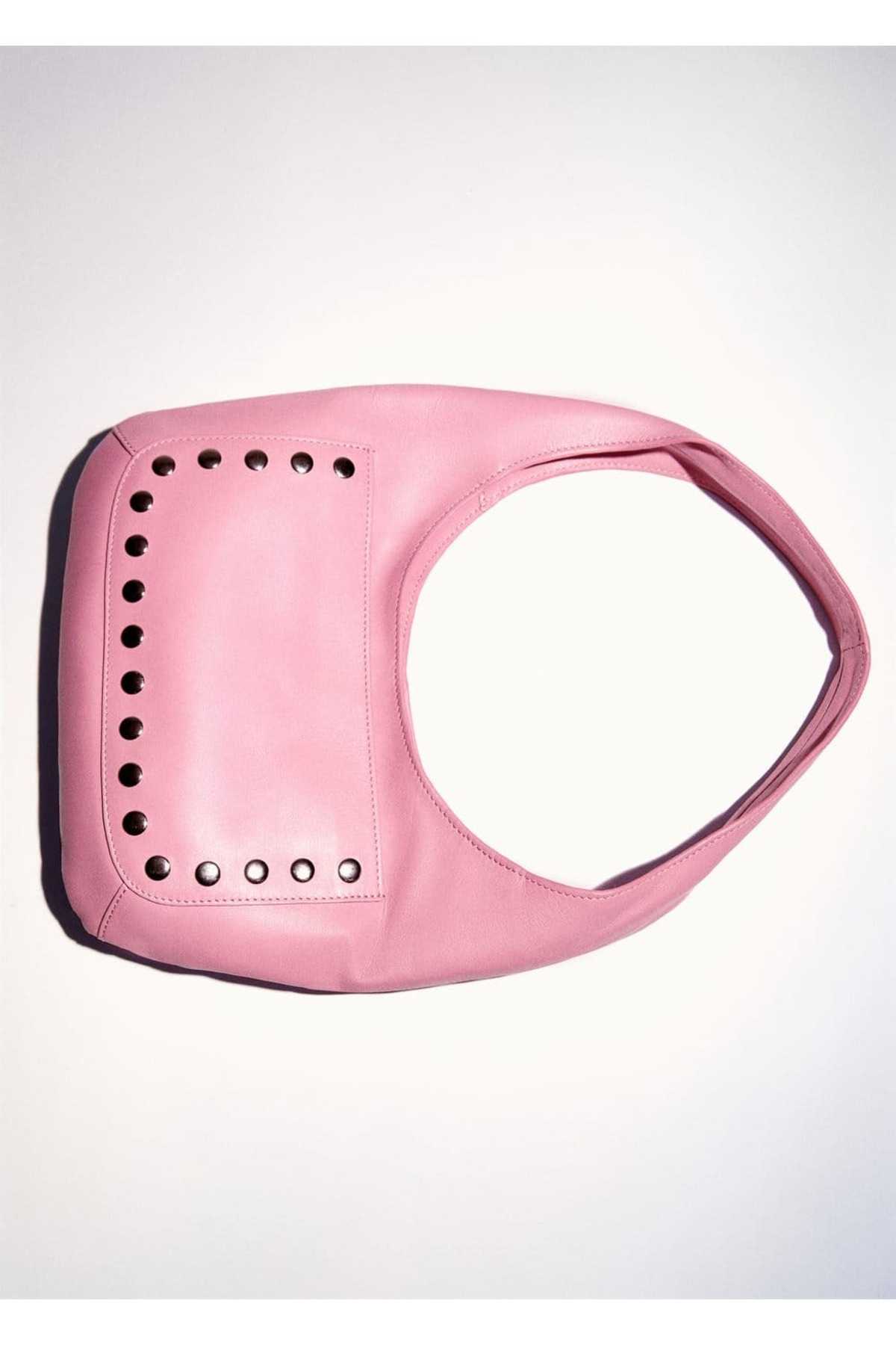 کیف چرمی میخ دار