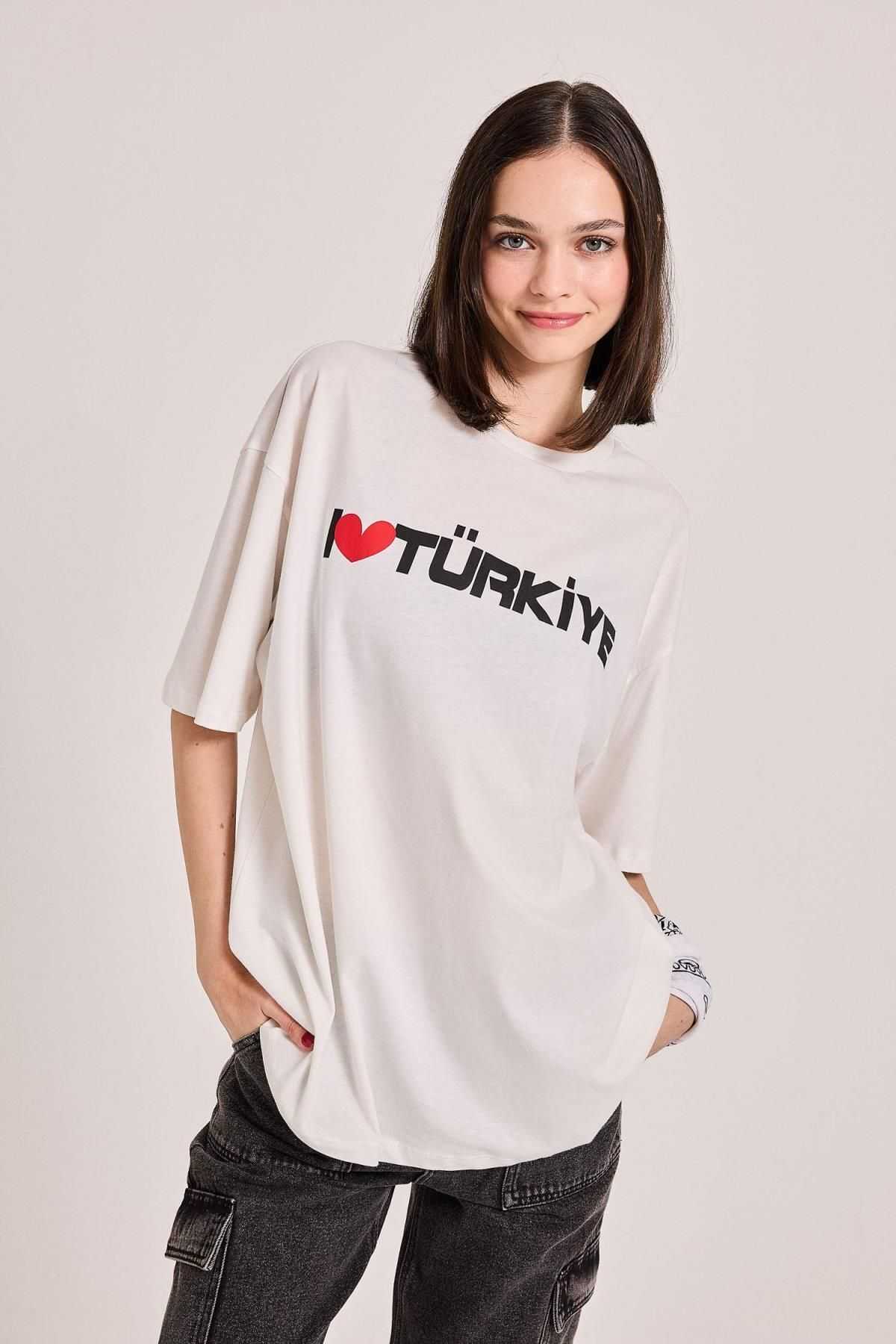 تیشرت آستین کوتاه چاپ شده با الگوی عریض سایز بزرگ D6044x24sm