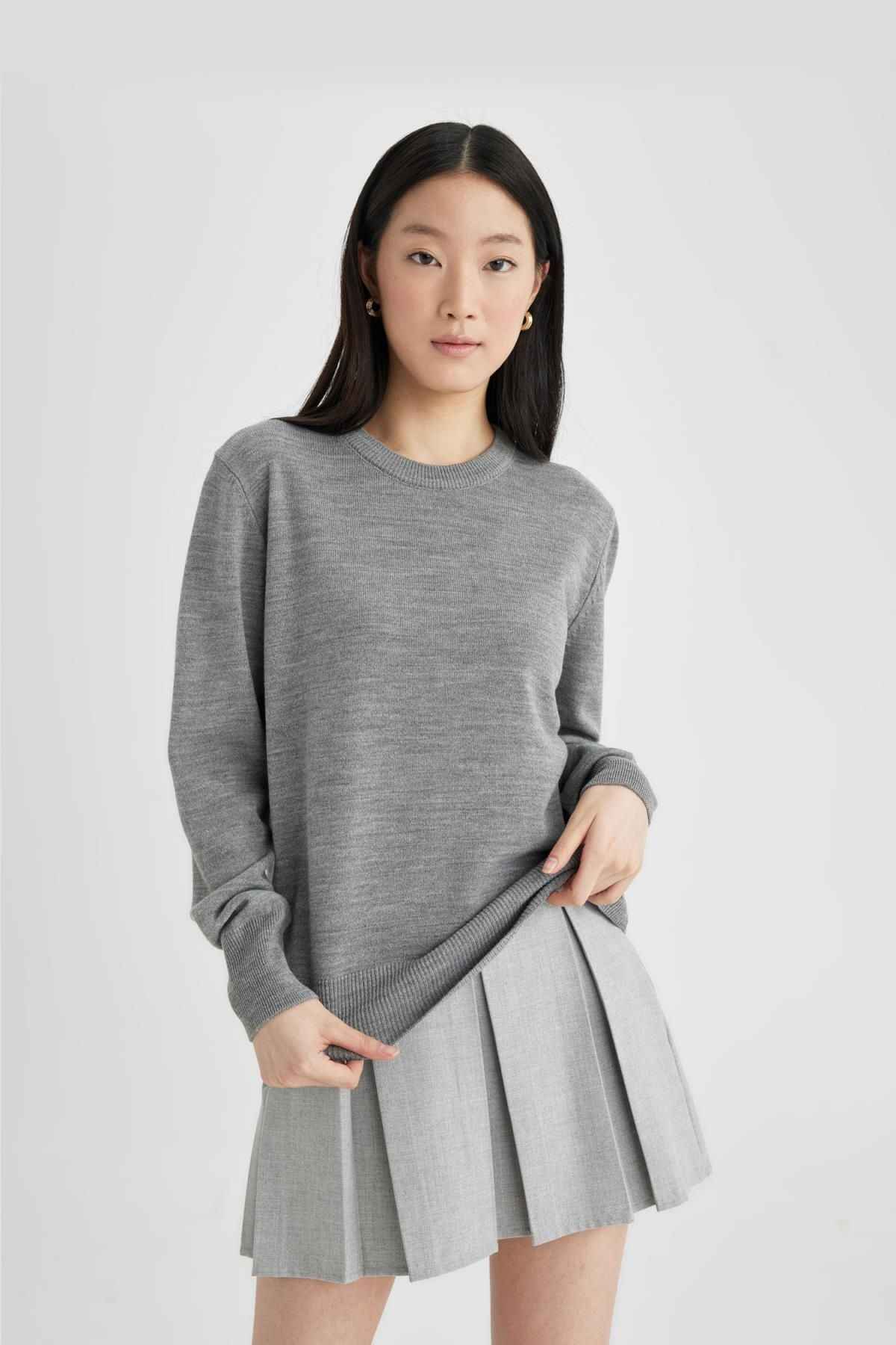 ژاکت یقه ای با تناسب معمولی