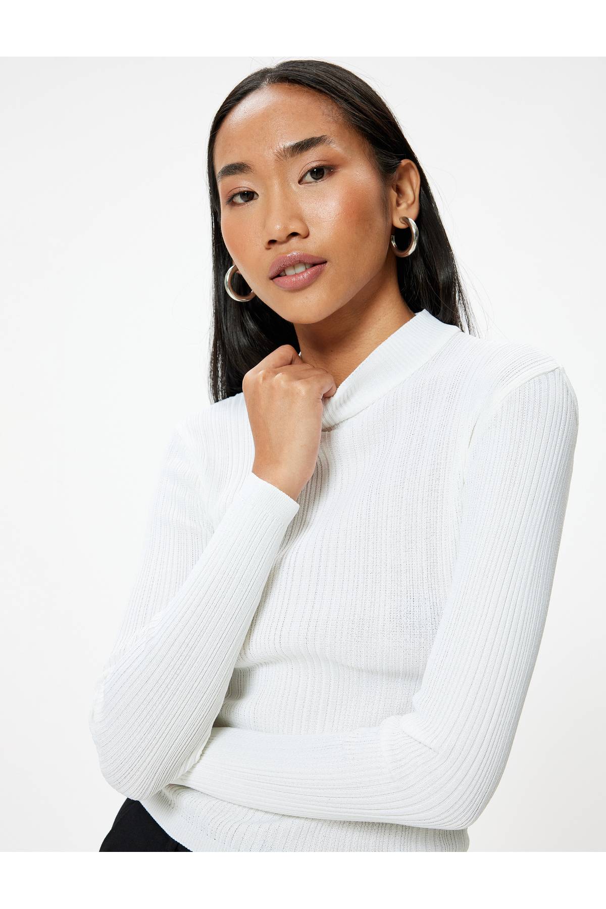 ژاکت بافتنی آستین بلند