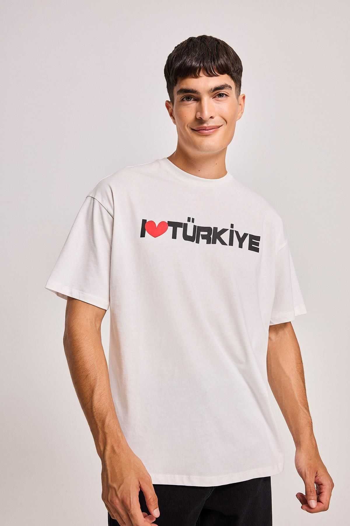 تیشرت آستین کوتاه چاپ شده با الگوی عریض سایز بزرگ D6044x24sm