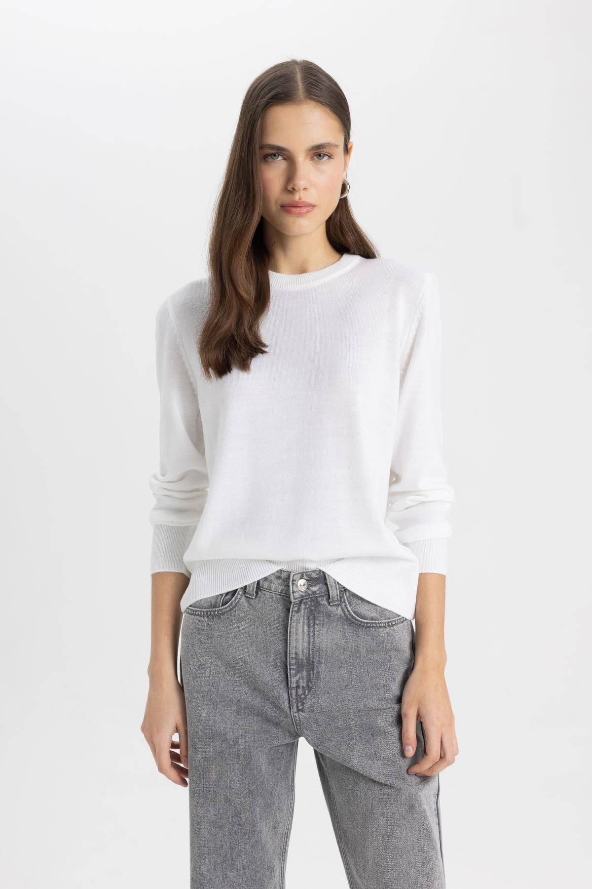 ژاکت یقه ای با تناسب معمولی