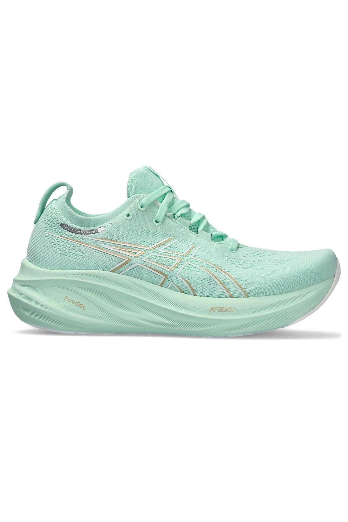 کفش دویدن سبز زنانه Gel-nimbus 26 1012b601-300