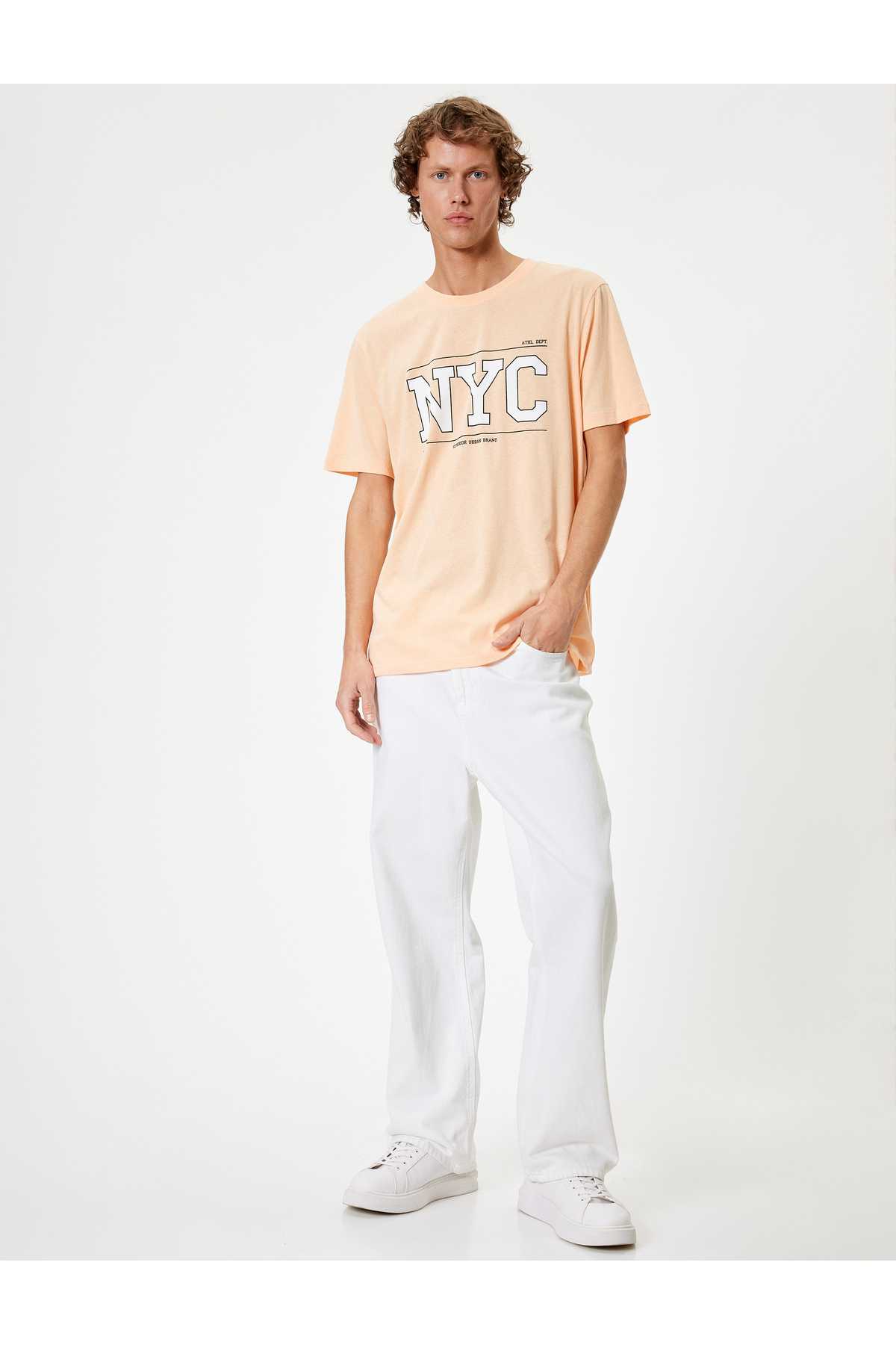 تیشرت کالج با یقه آستین کوتاه نخی