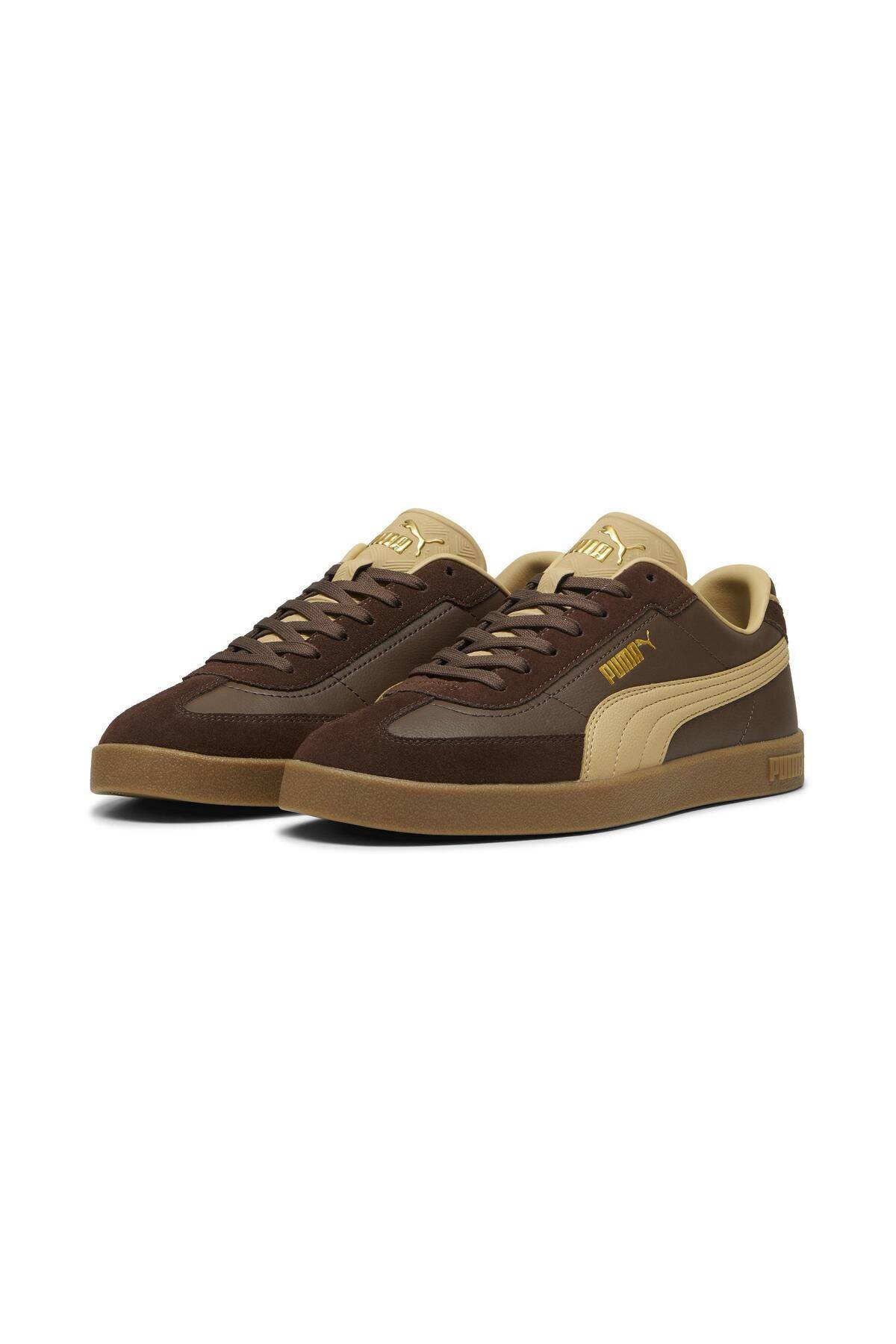 Club II Era-Espresso Brown-Sand Dune-PUMA Gold