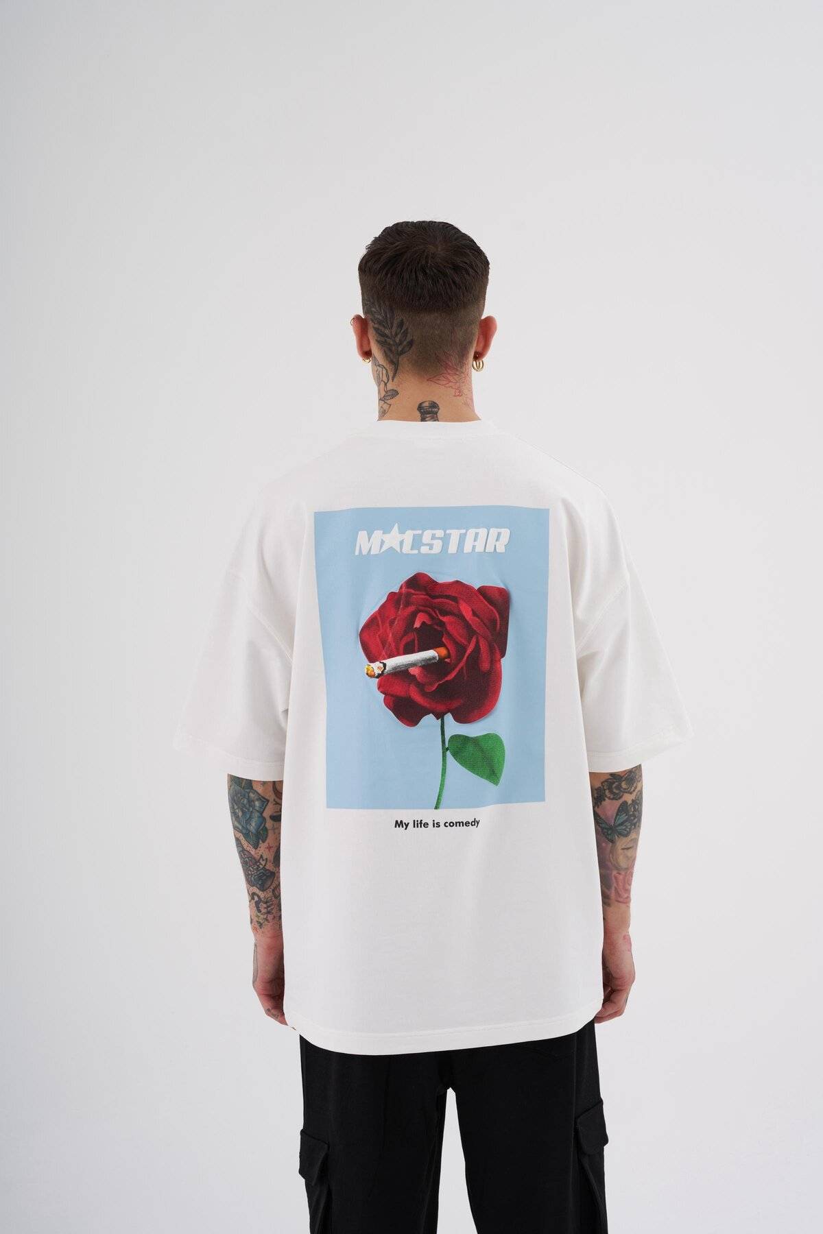 تیشرت اکرو سایز بزرگ مردانه زندگی من کمدی است