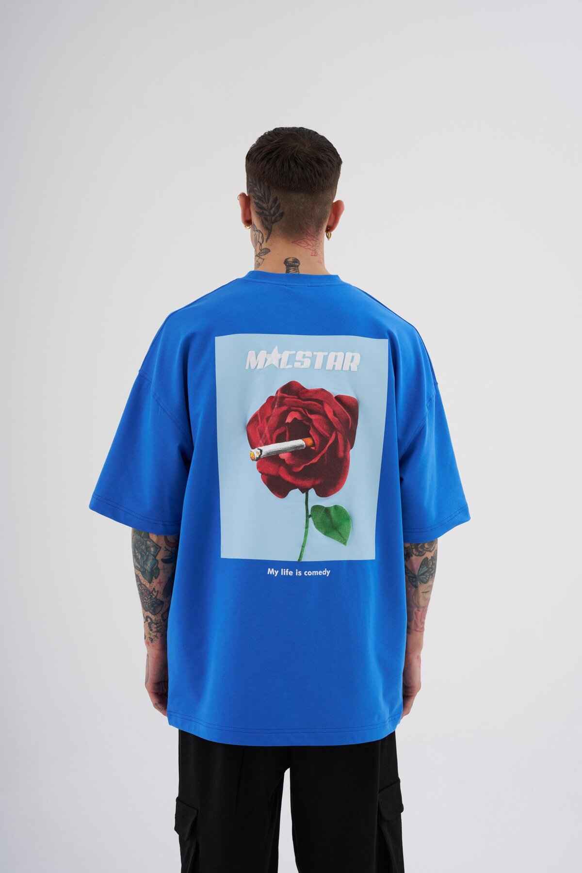 تیشرت اکرو سایز بزرگ مردانه زندگی من کمدی است