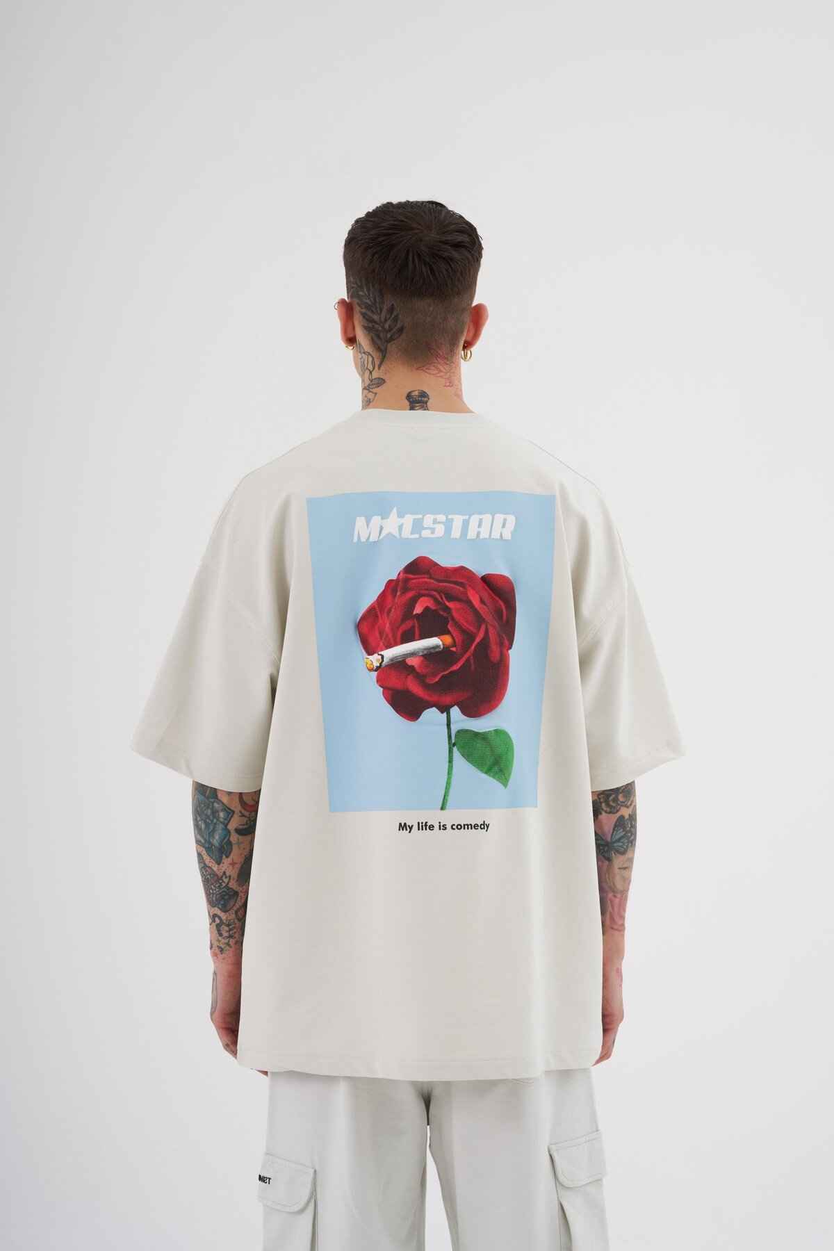 تیشرت اکرو سایز بزرگ مردانه زندگی من کمدی است