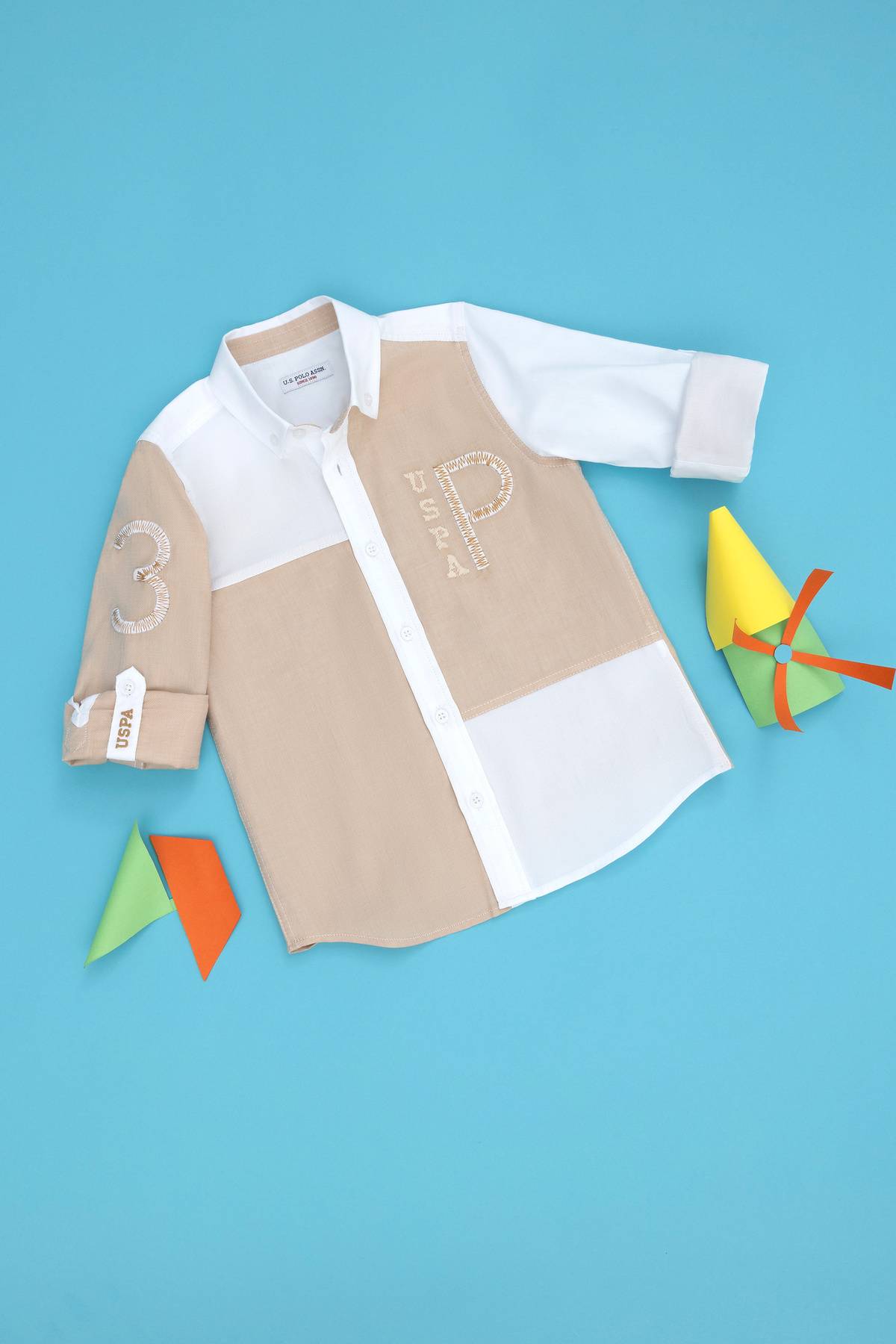 پیراهن آستین بلند پسرانه 50272397-VR085