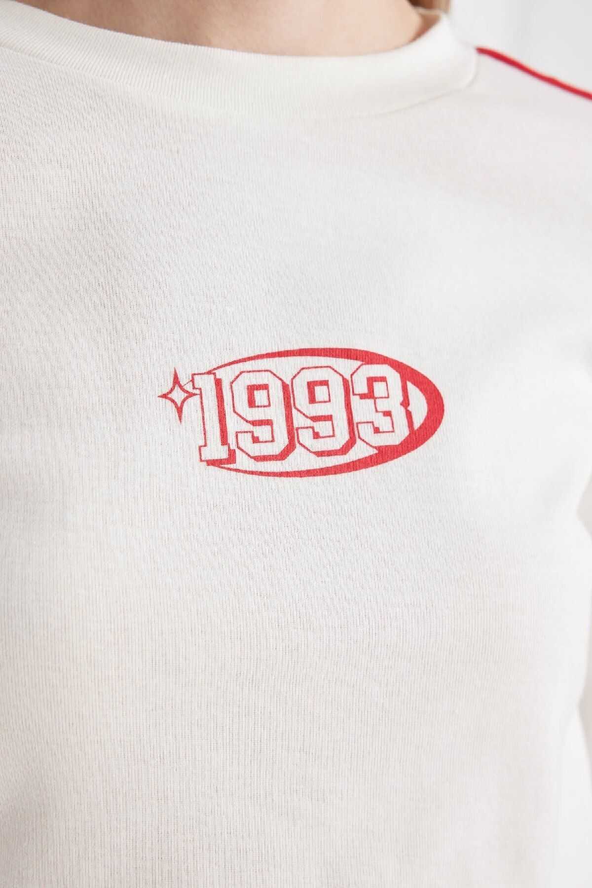 تیشرت آستین بلند آجدار شیک