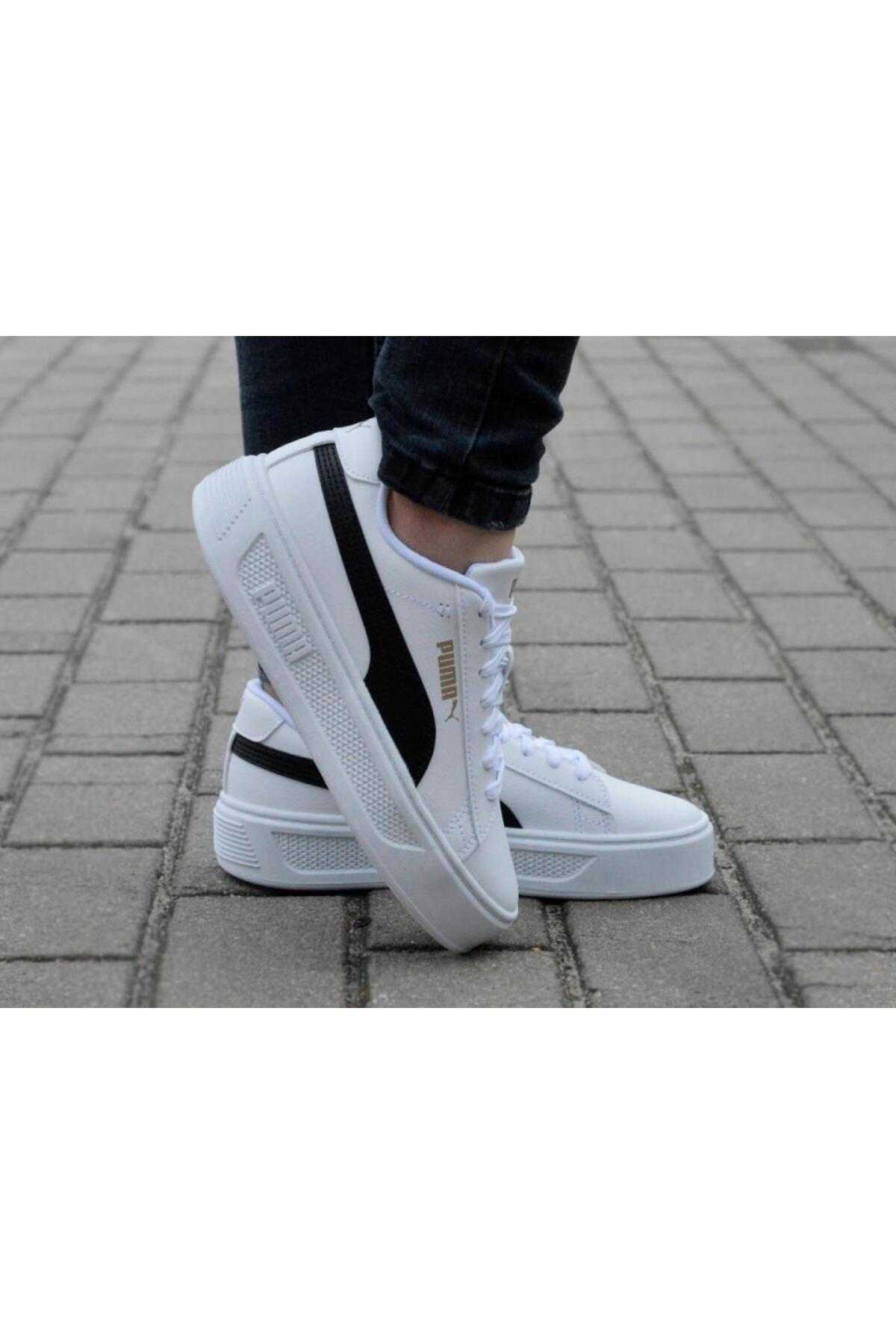 کفش اسپرت زنانه سفید روزانه Smash Platform V3