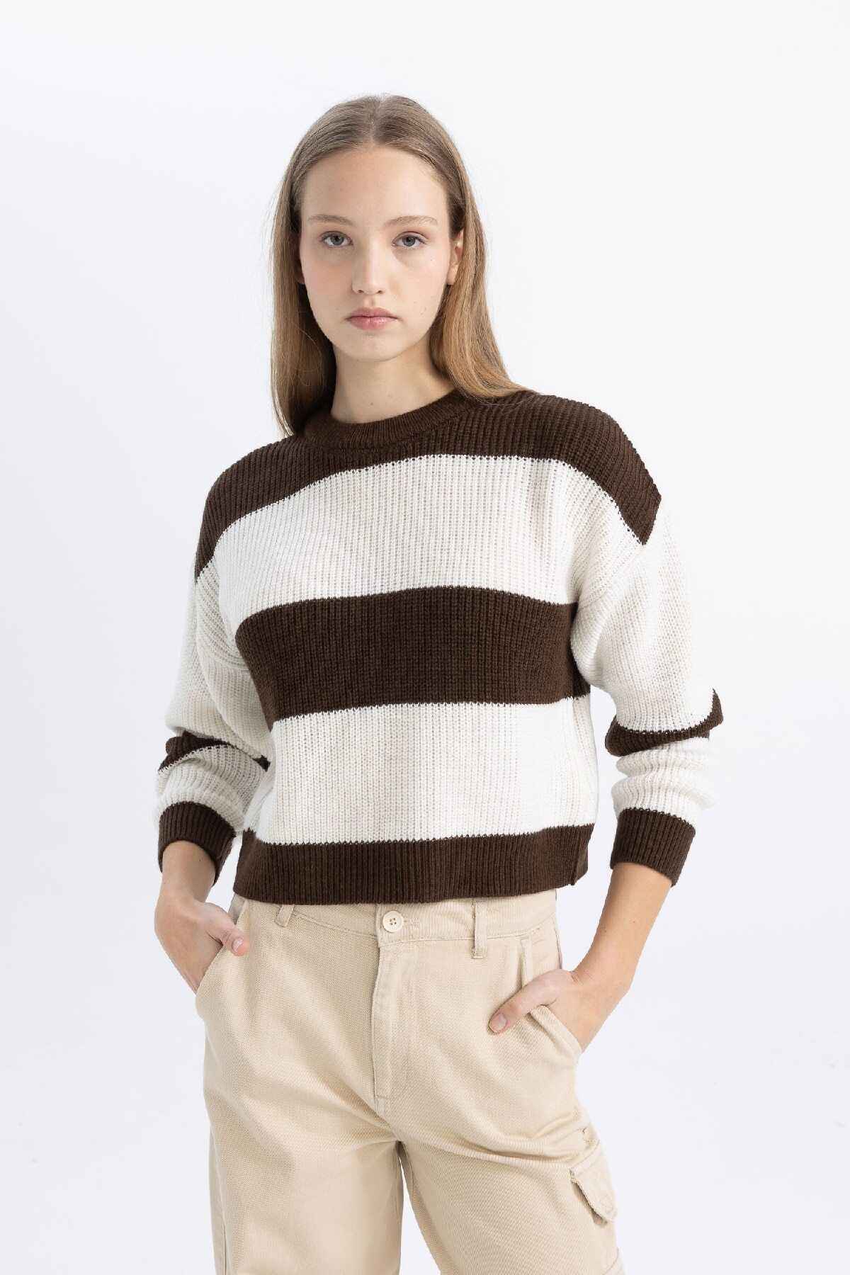 ژاکت بافتنی اورسایز Fit Crew X4931az24wn