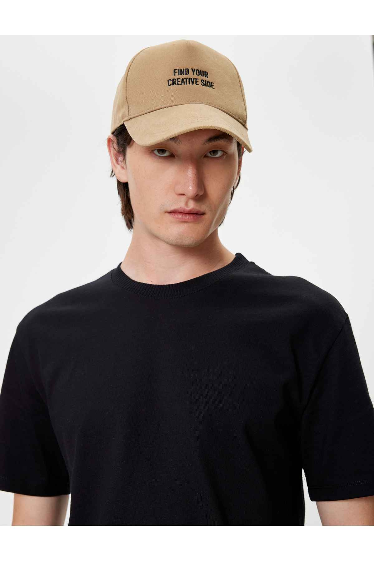 تیشرت پایه یقه خدمه آستین کوتاه نخی