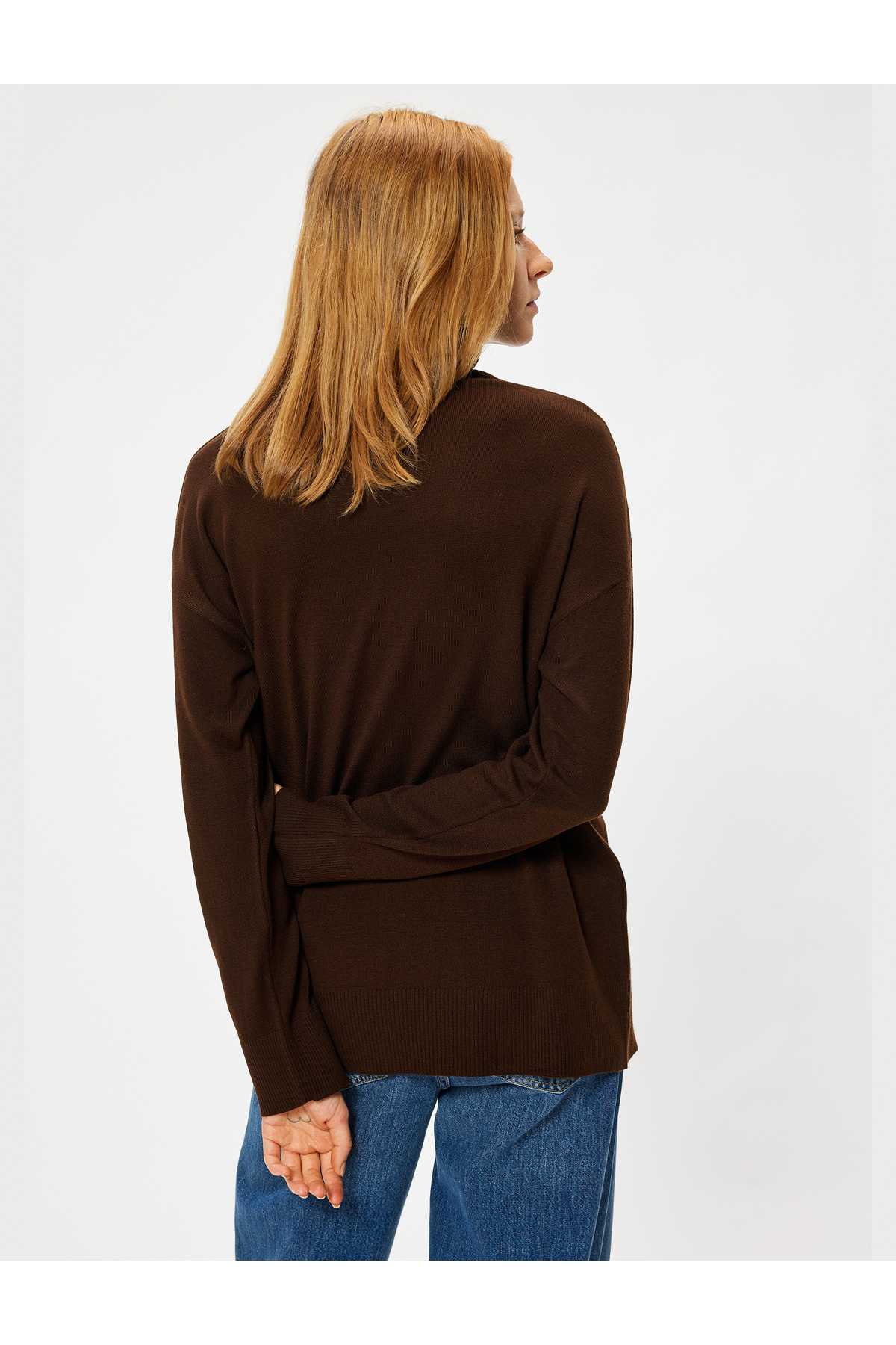 ژاکت بافتنی آستین بلند