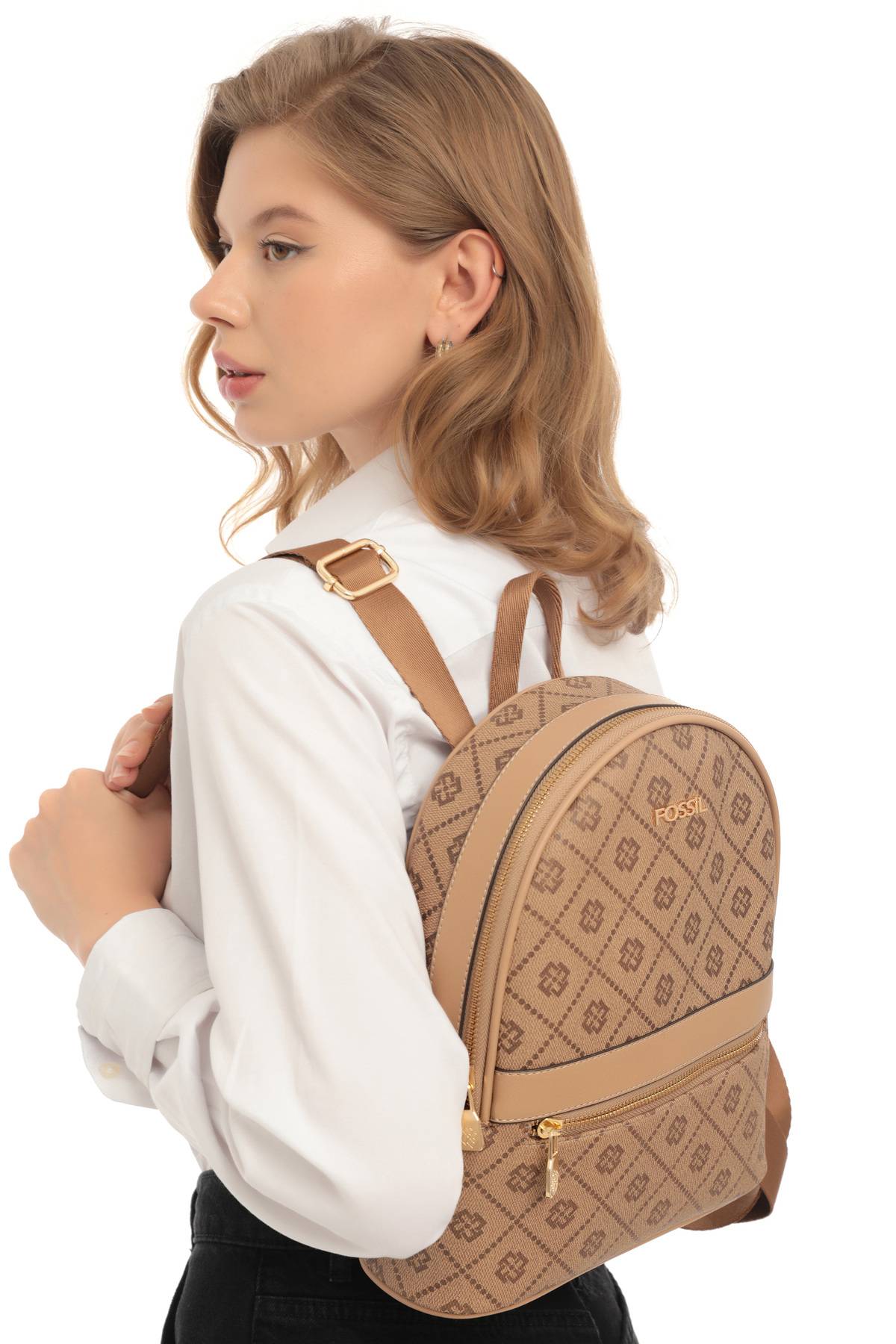 کوله پشتی زنان قهوه 05FM24K1101