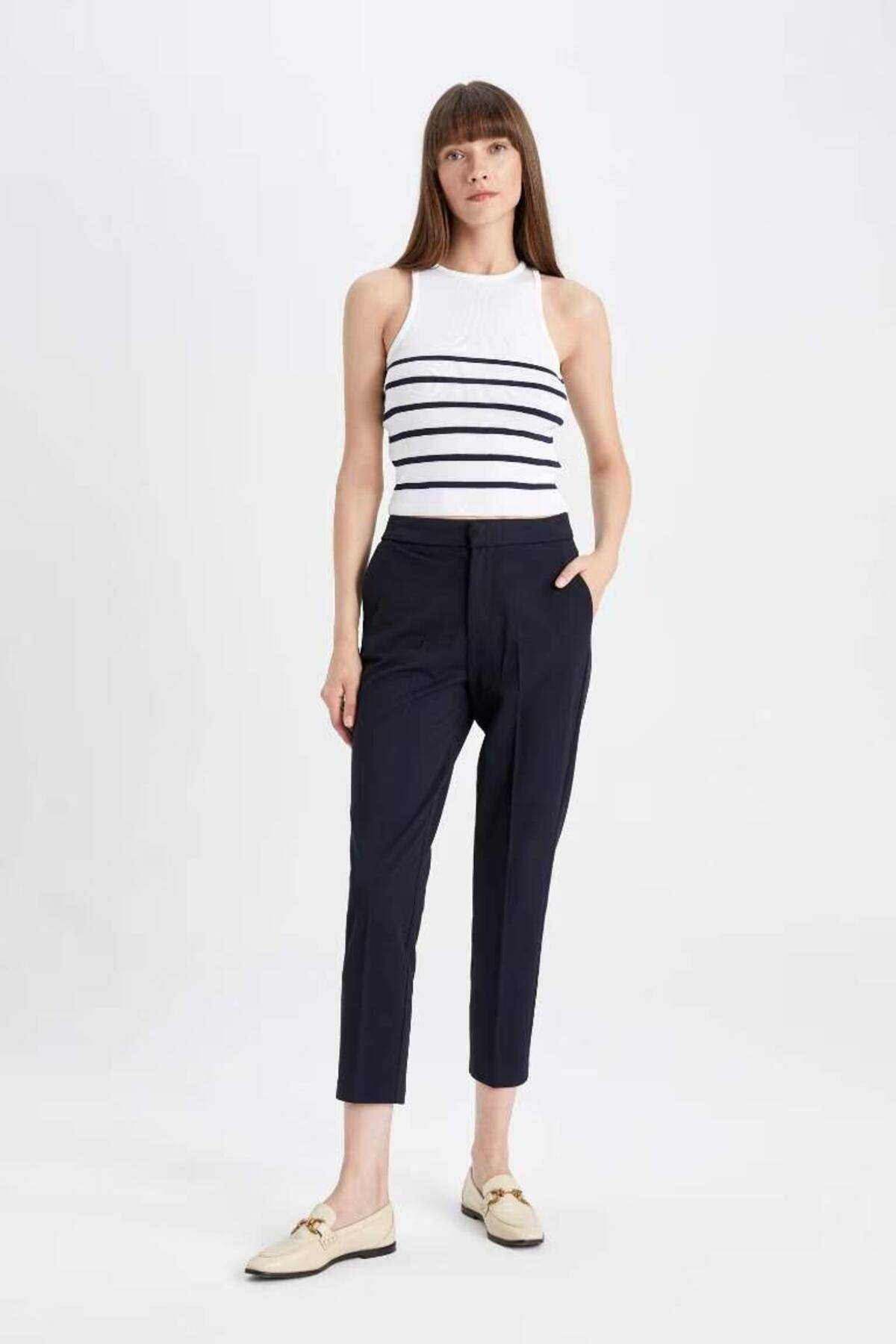 جیب کمری معمولی مدل پایه شلوار 25k801005736 کلاسیک چینو قد بلند