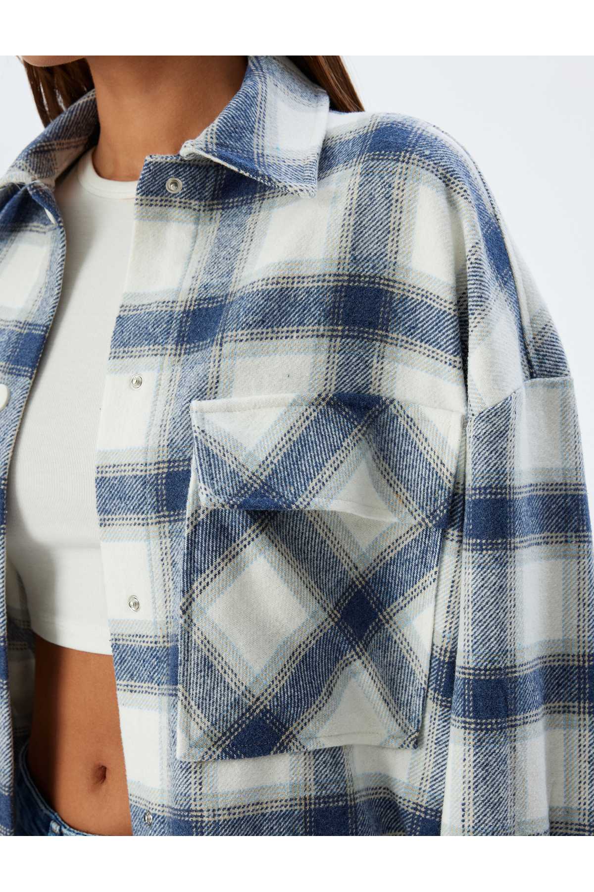 کت پیراهن تک جیب آستین بلند مفصل