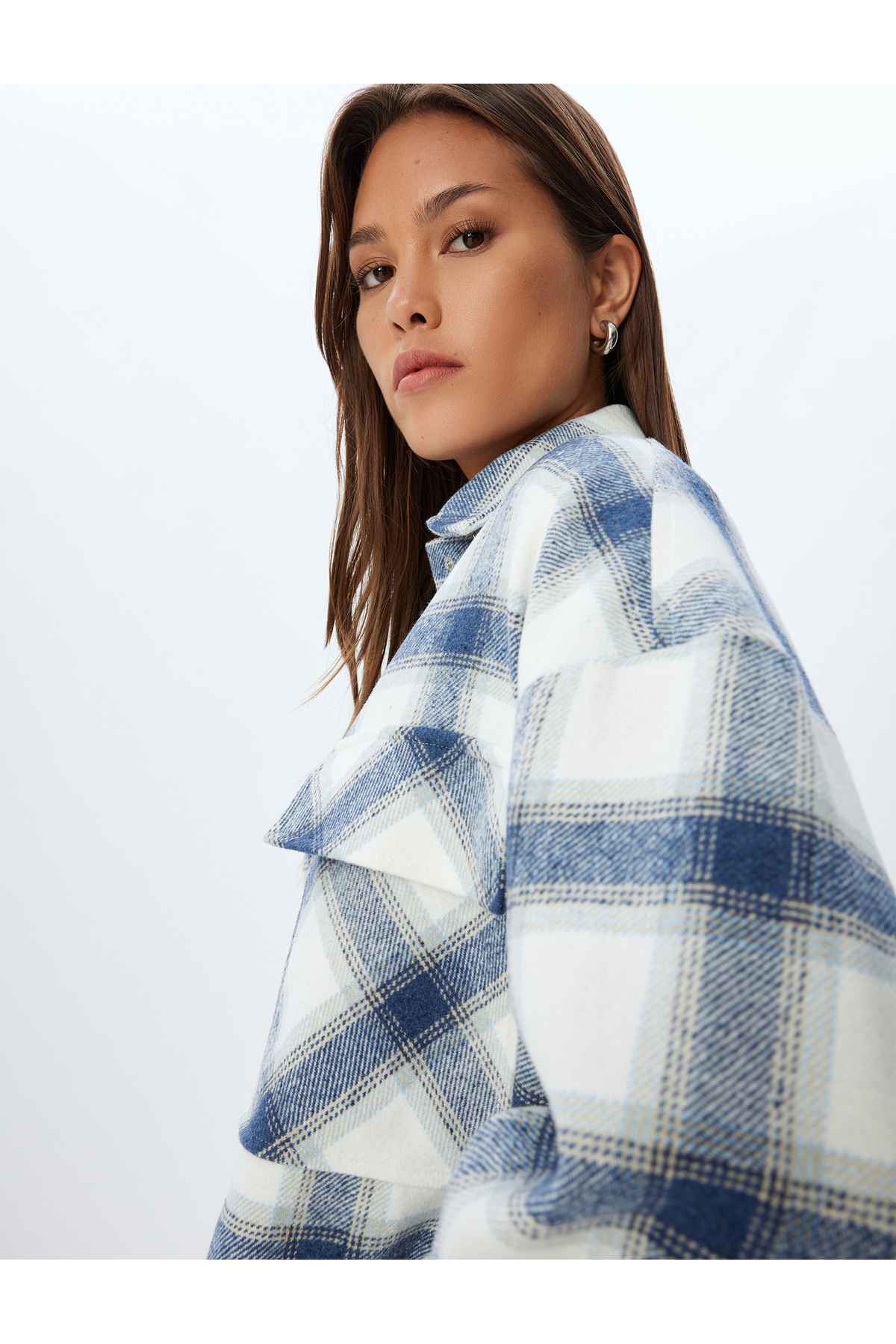 کت پیراهن تک جیب آستین بلند مفصل