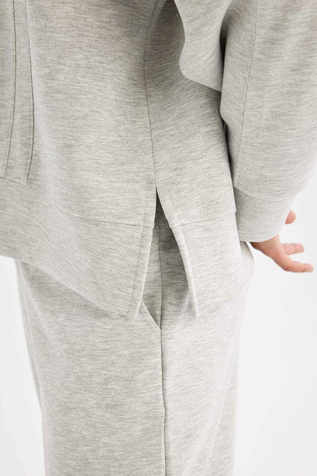 سویشرت پارچه ای ورزشکار غواصی Fit Crew Neck