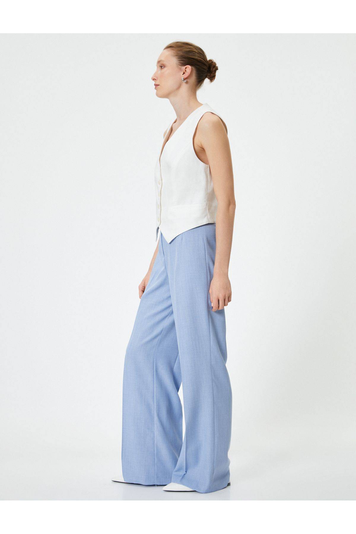 شلوار گشاد Palazzo کمر بلند