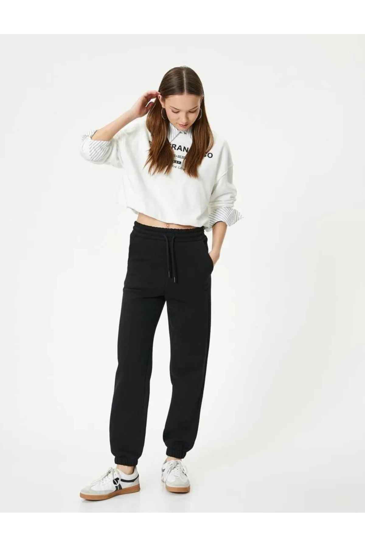 شلوار ورزشی Jogger با جیب کمربند