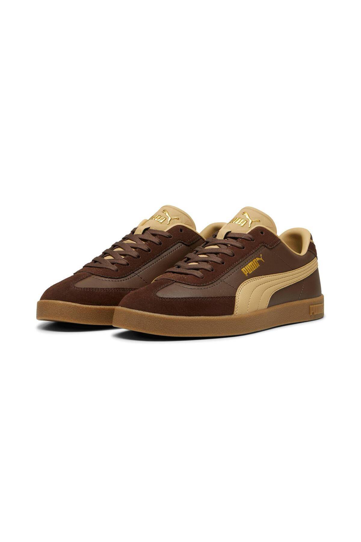 Club II Era-Espresso Brown-Sand Dune-PUMA Gold