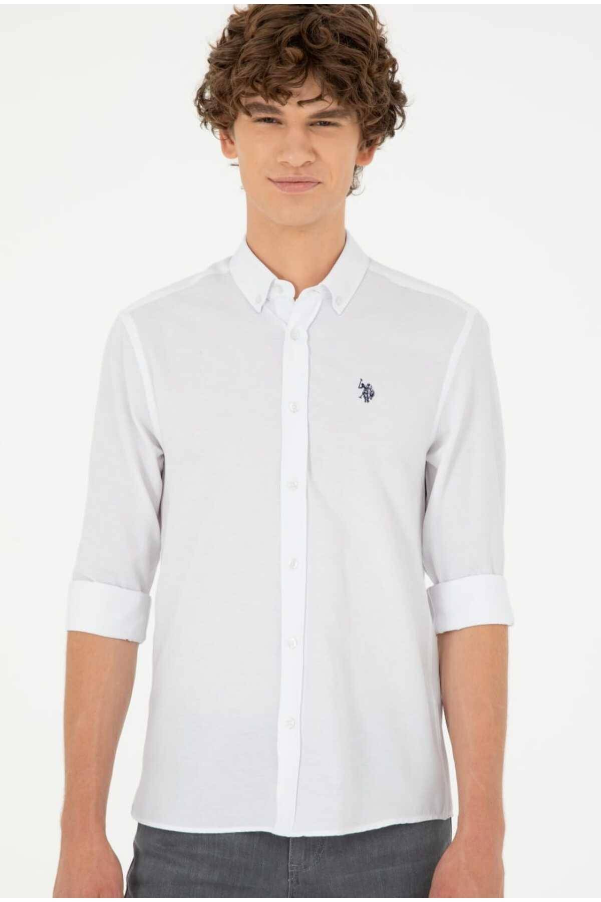 پیراهن پایه آستین بلند مردانه آبی روشن