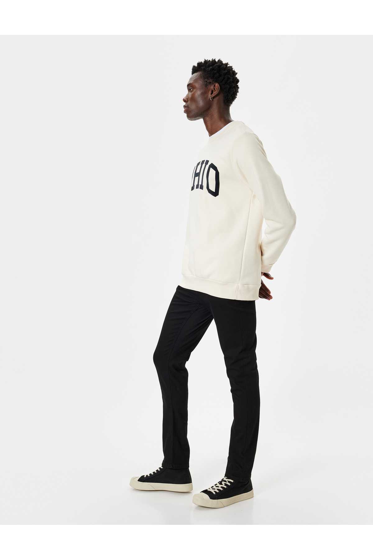 شلوار جین باریک کمر معمولی - براد جین