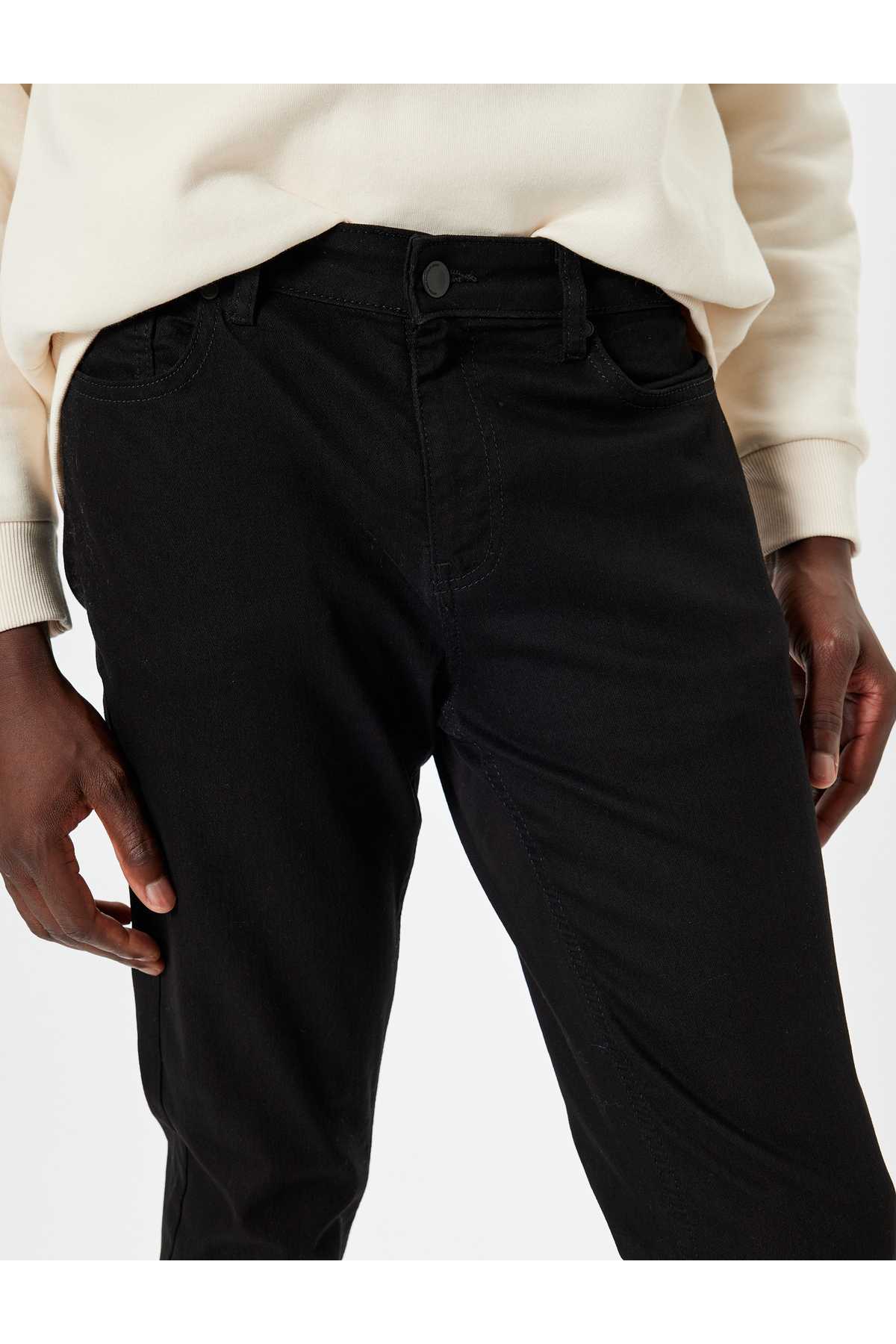 شلوار جین باریک کمر معمولی - براد جین