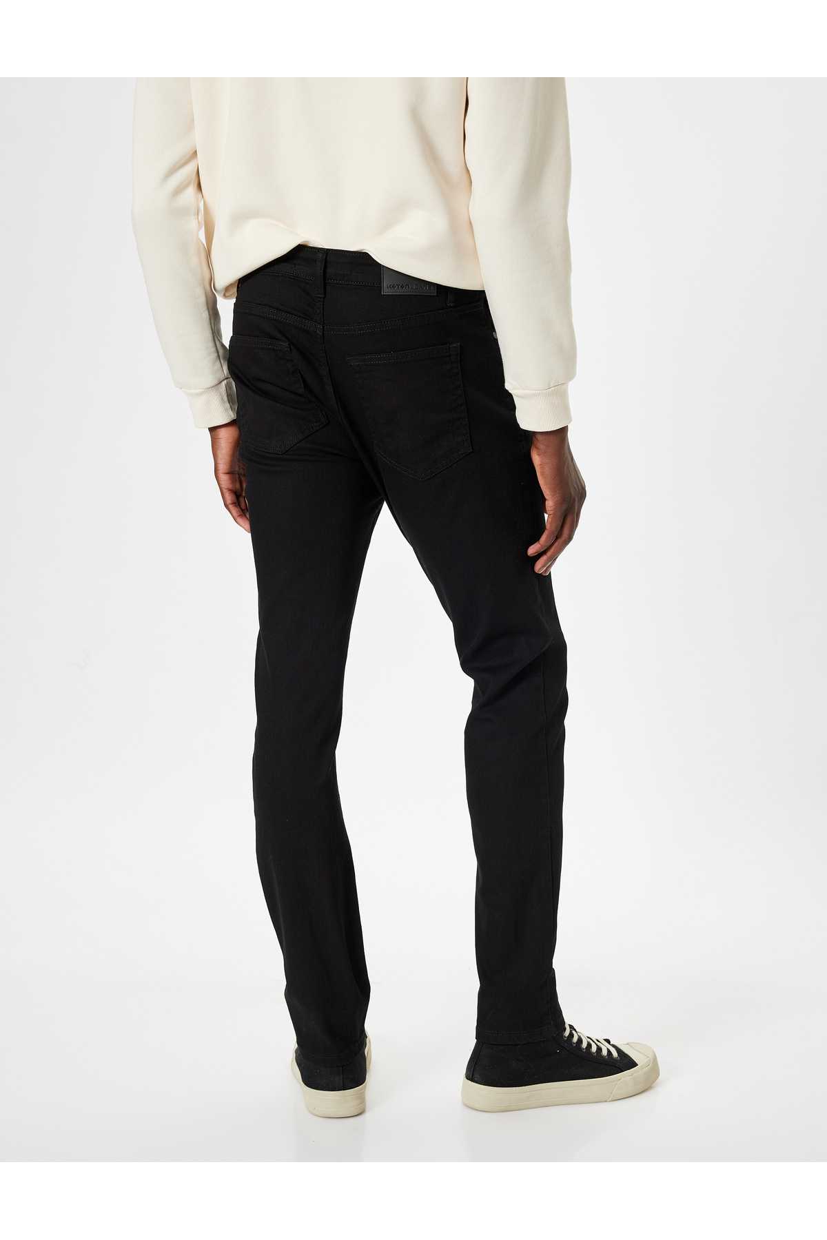 شلوار جین باریک کمر معمولی - براد جین