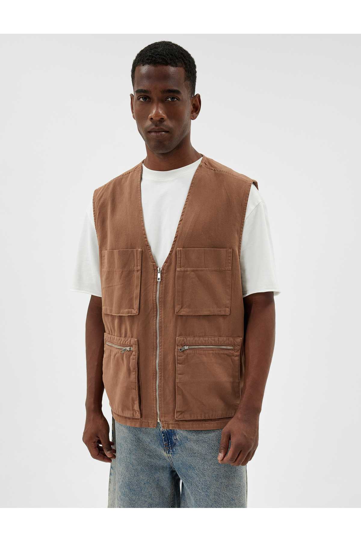 پنبه جیب جیب جیب Slim Fit Cotton