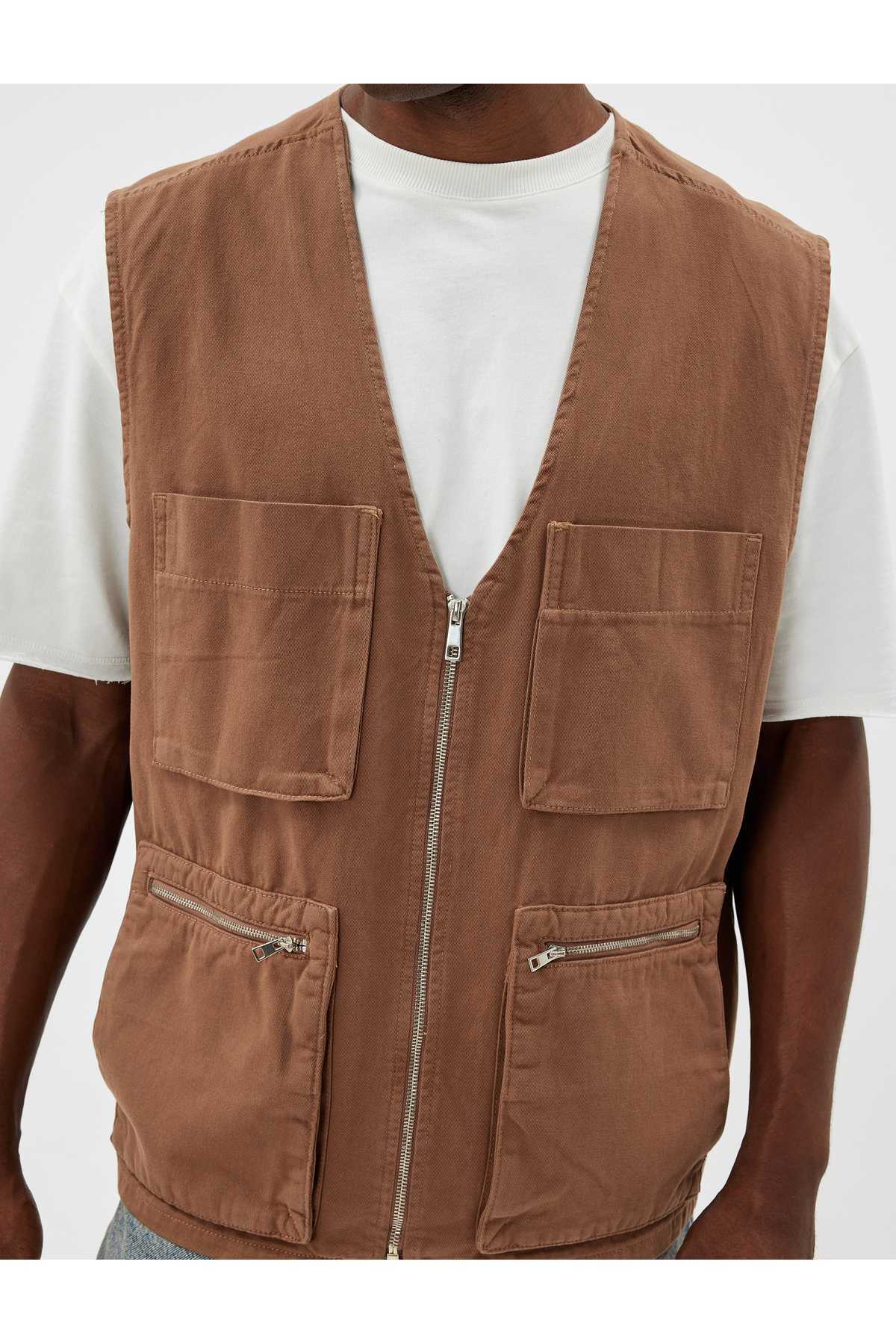 پنبه جیب جیب جیب Slim Fit Cotton