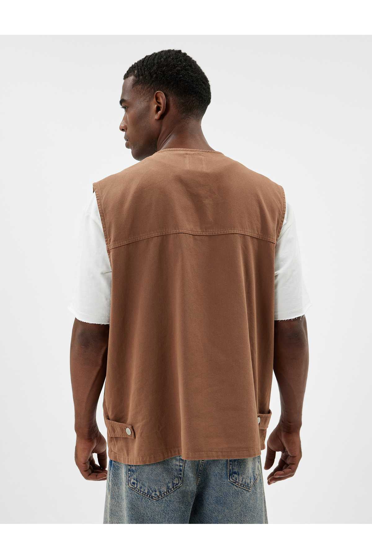 پنبه جیب جیب جیب Slim Fit Cotton