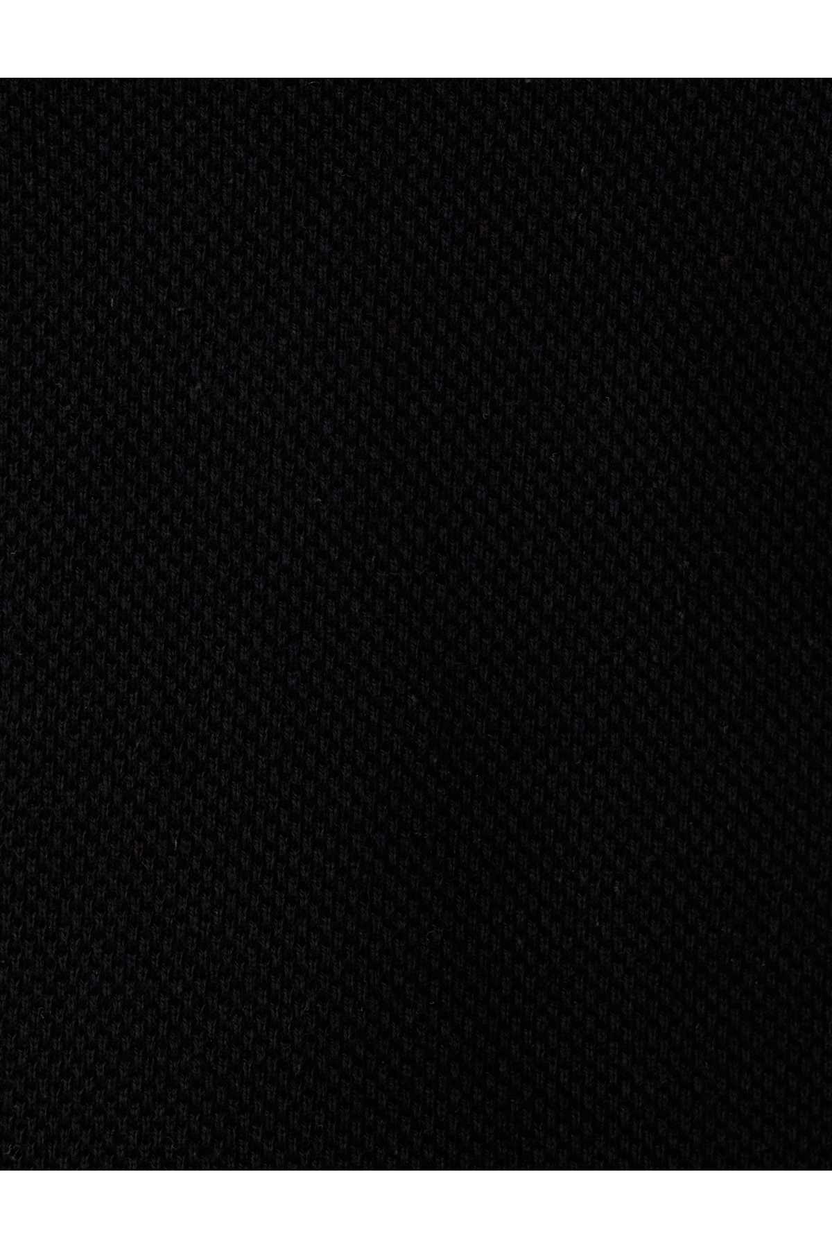 سویشرت یقه پولو با نیم زیپ آستین بلند نخی