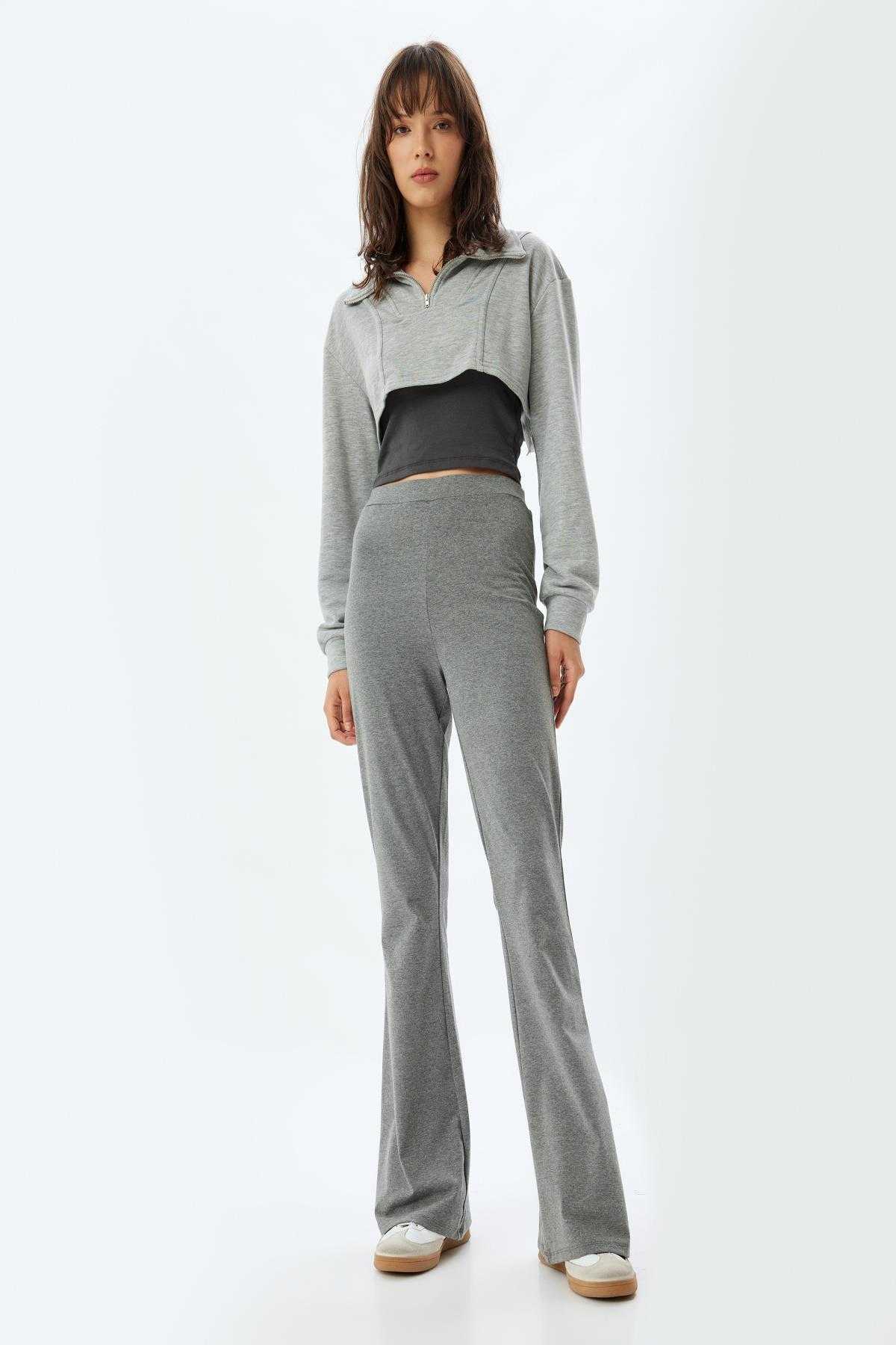 Flare Leg Tracksuit Pants Slim Fit Standard Standard