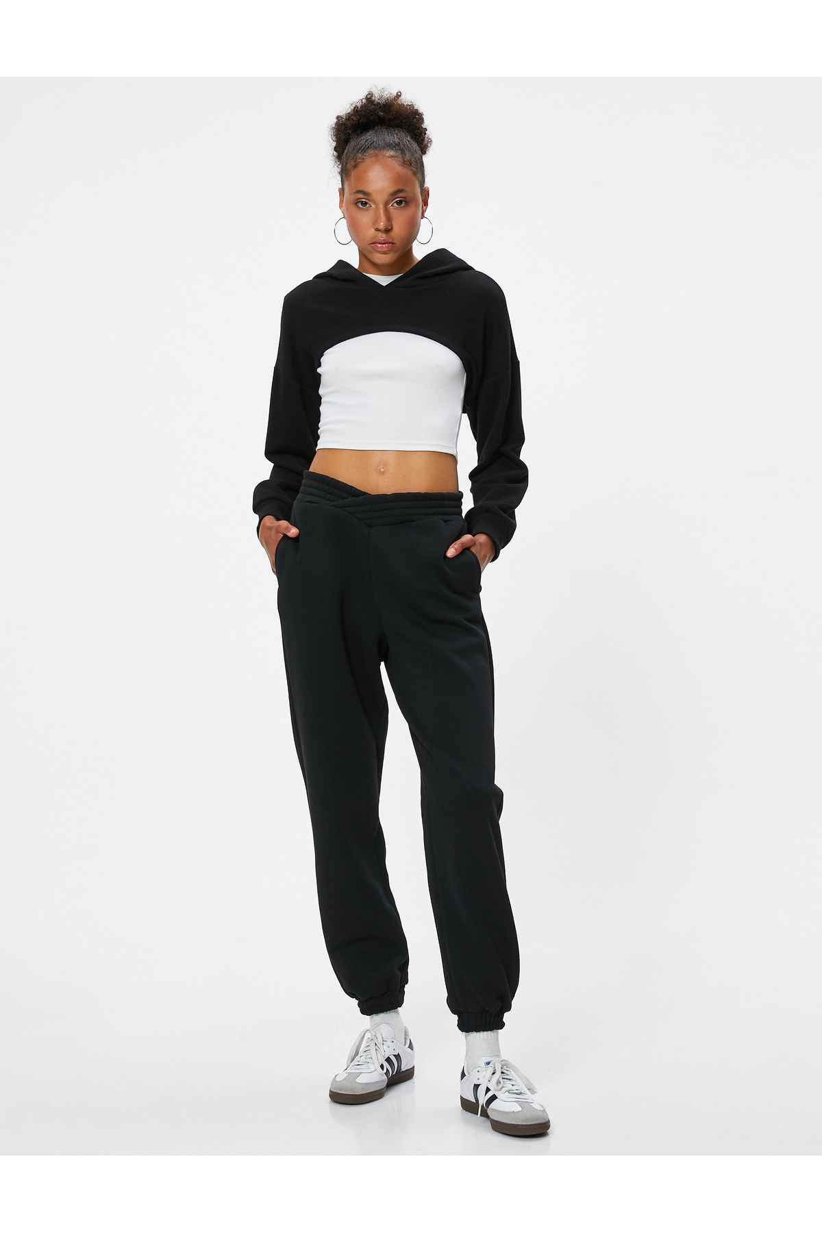 جیب کمری با برش راحت شلوار ورزشی Jogger