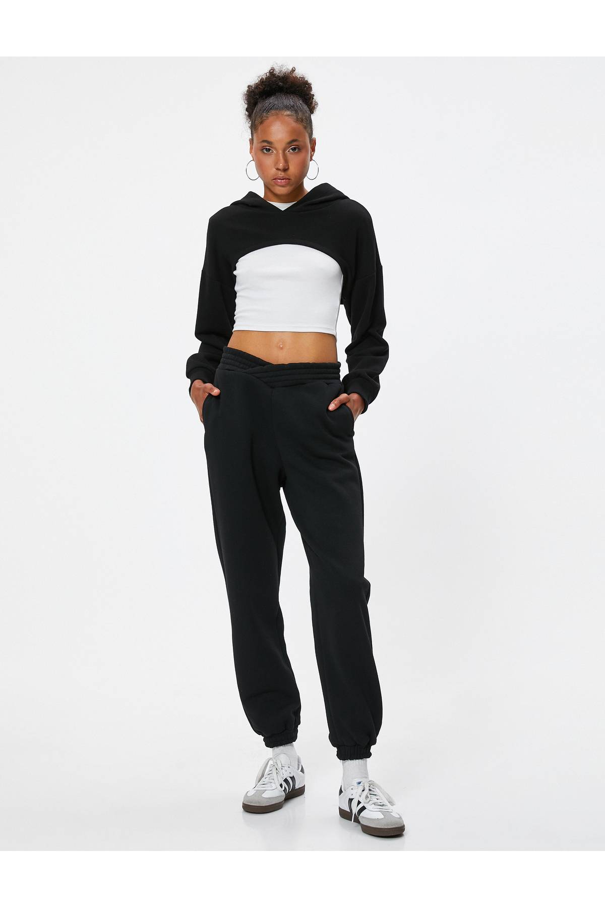 جیب کمری با برش راحت شلوار ورزشی Jogger