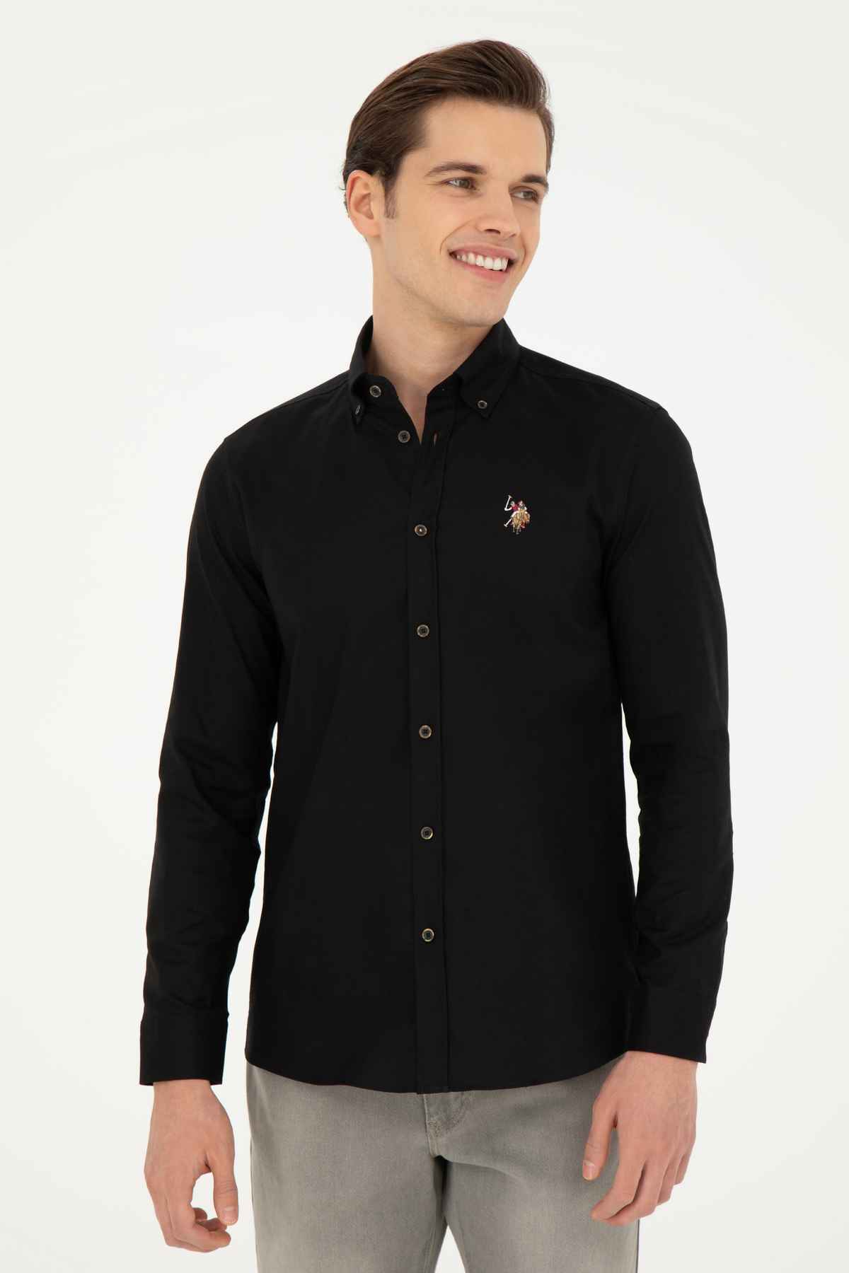 پیراهن مردانه آستین بلند پایه 50271277-VR046