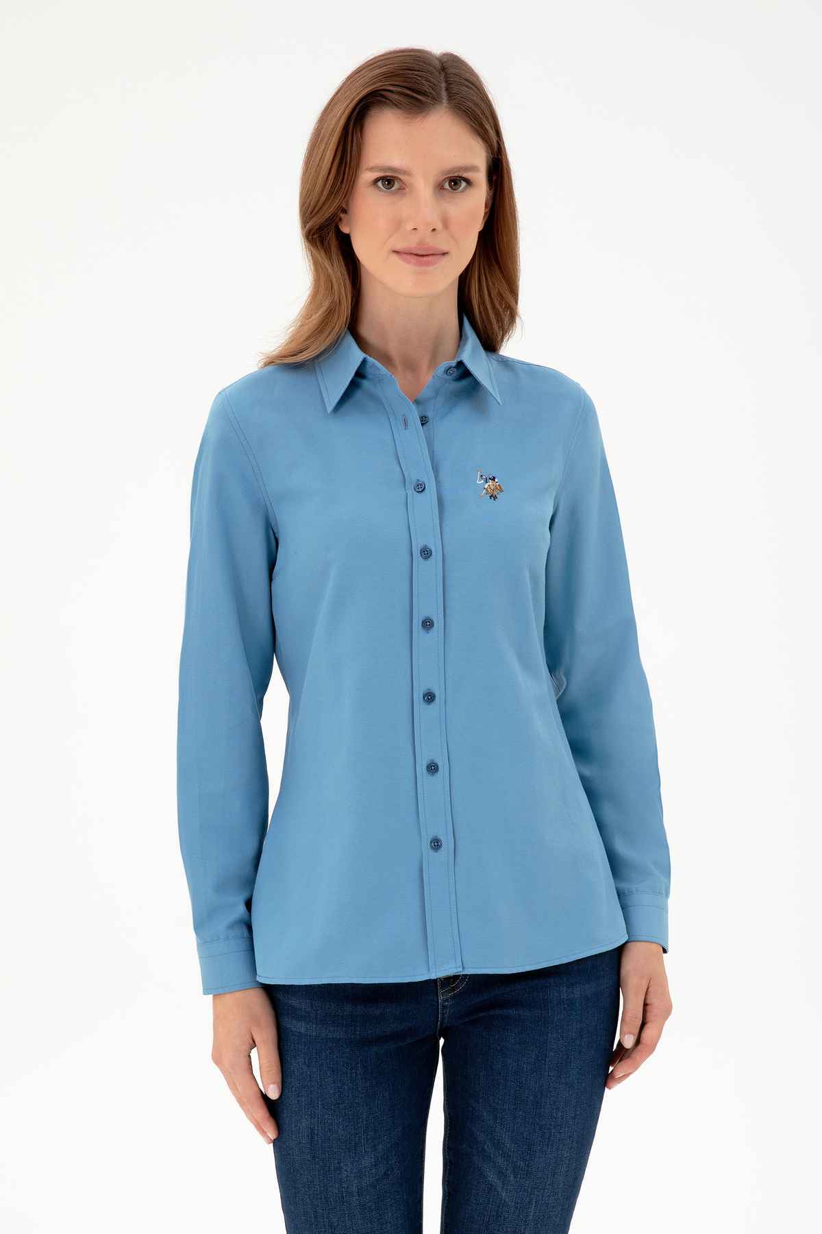 پیراهن زنانه آستین بلند پایه 50295704-VR152